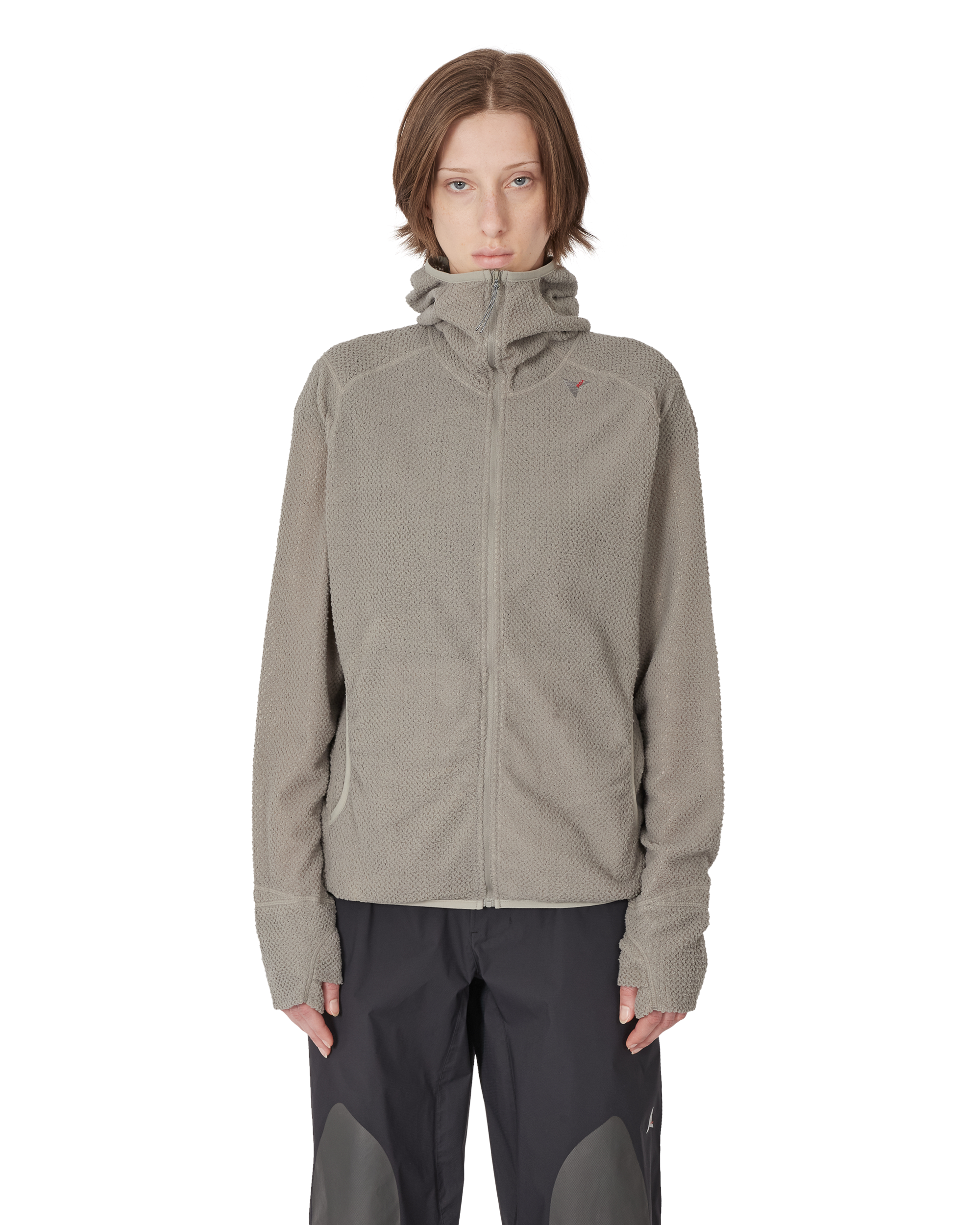 ROA Awi Thermal Zip Up Hoodie J339712-L-Grey front
