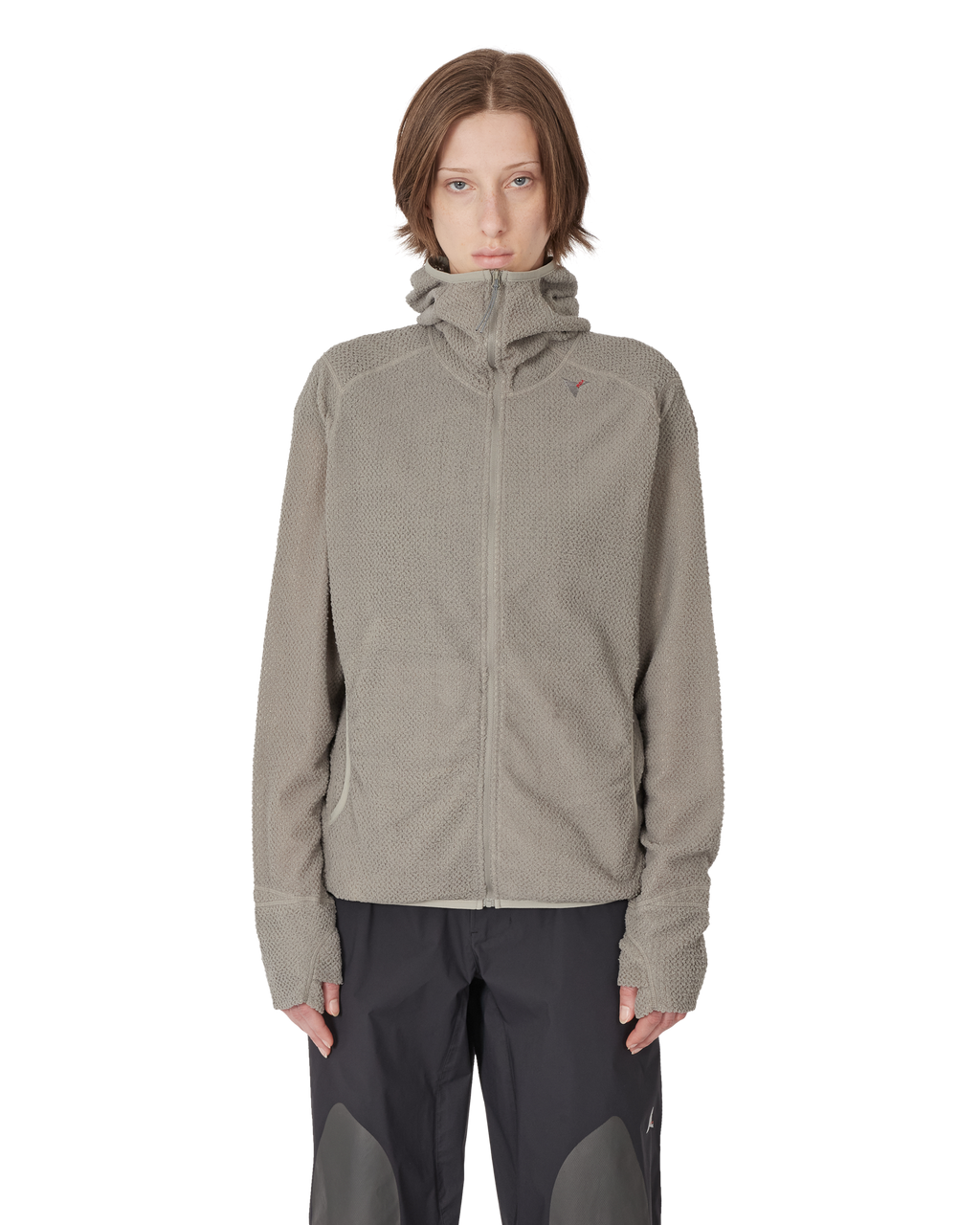 ROA Awi Thermal Zip Up Hoodie J339712-L-Grey front
