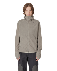Thumbnail Awi Thermal Zip Up Hoodie Light Grey