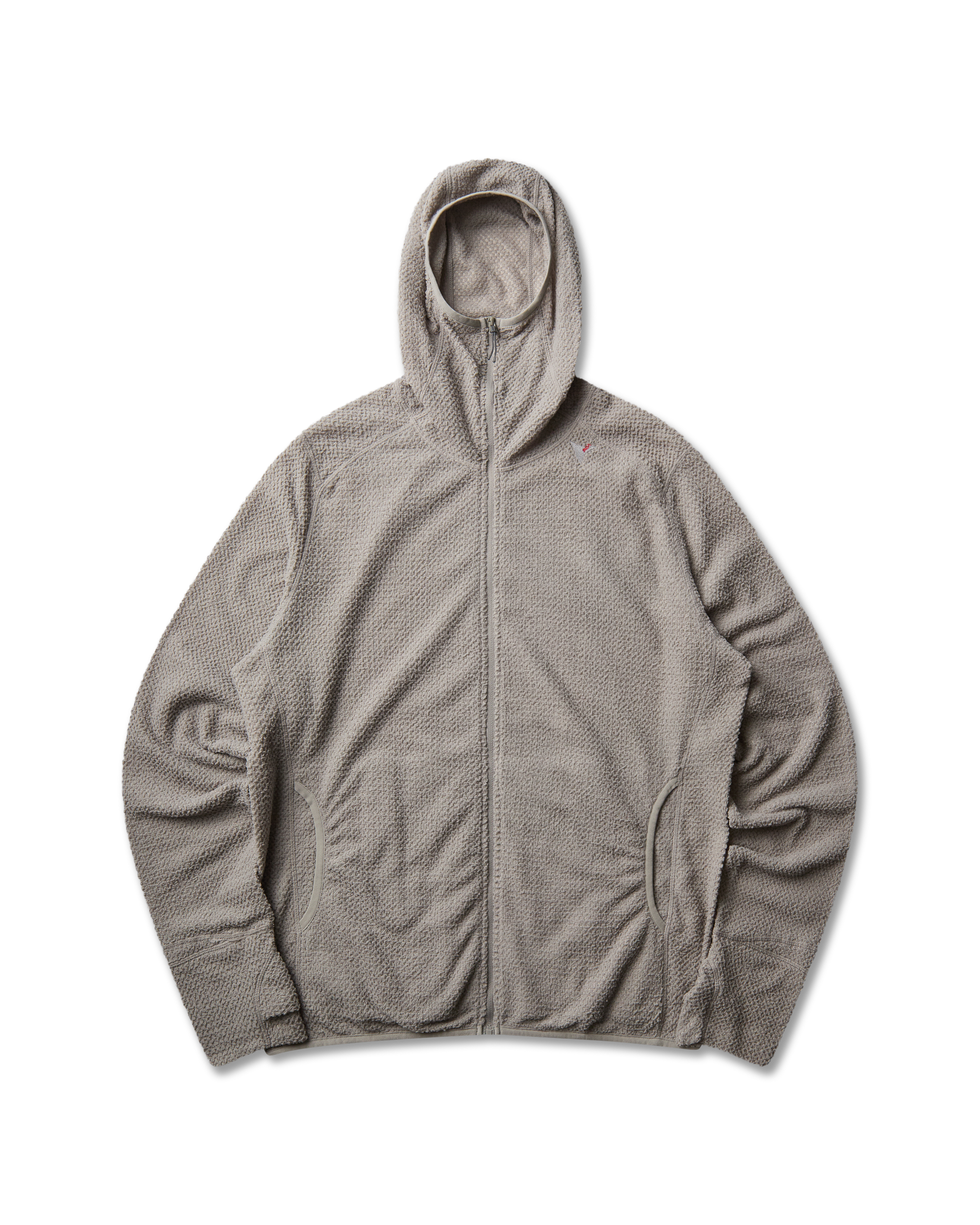 ROA Awi Thermal Zip Up Hoodie J339712-S-Grey front