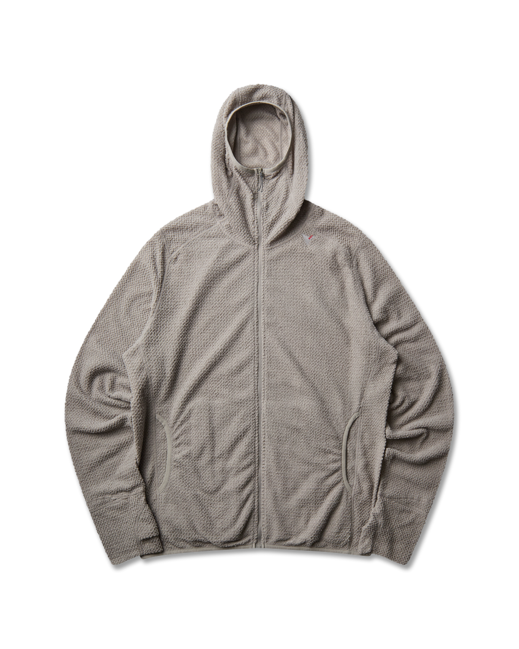 ROA Awi Thermal Zip Up Hoodie J339712-S-Grey front