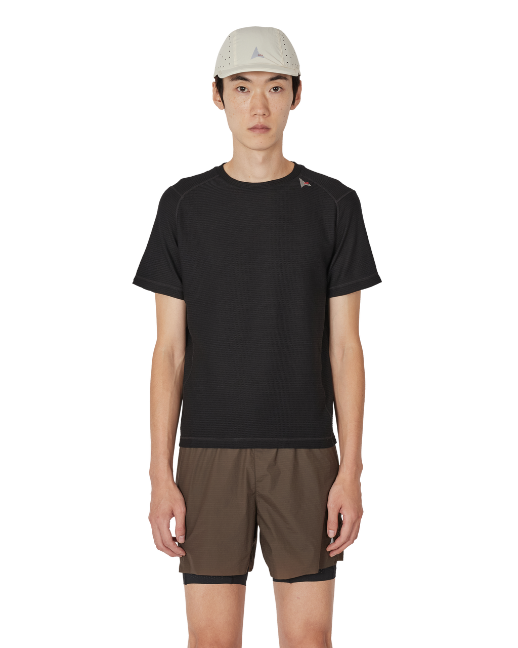 ROA Ashi Wool Tencel Baselayer Short Sleeve J339713-M-Black front