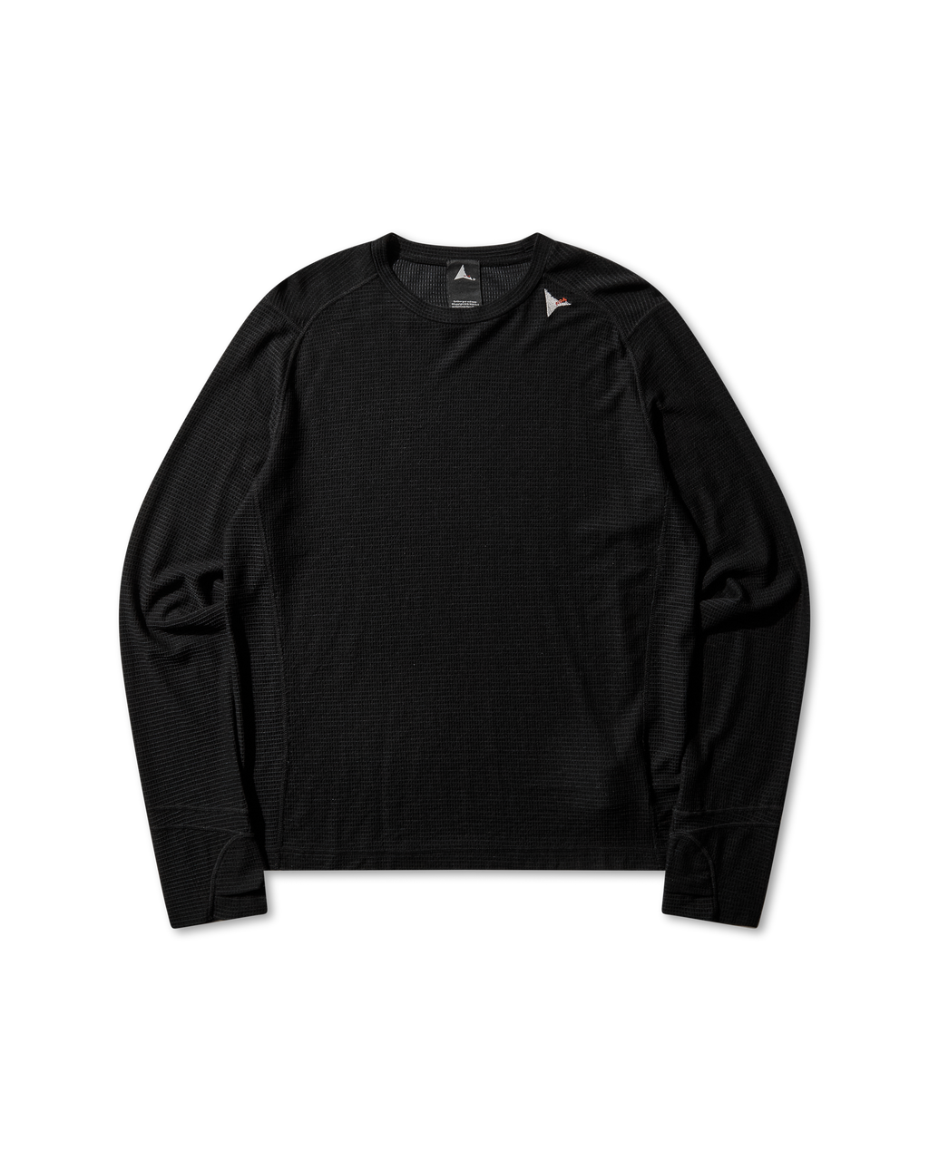 ROA Ashi Wool Tencel Baselayer Long Sleeve J339715-S-Black front