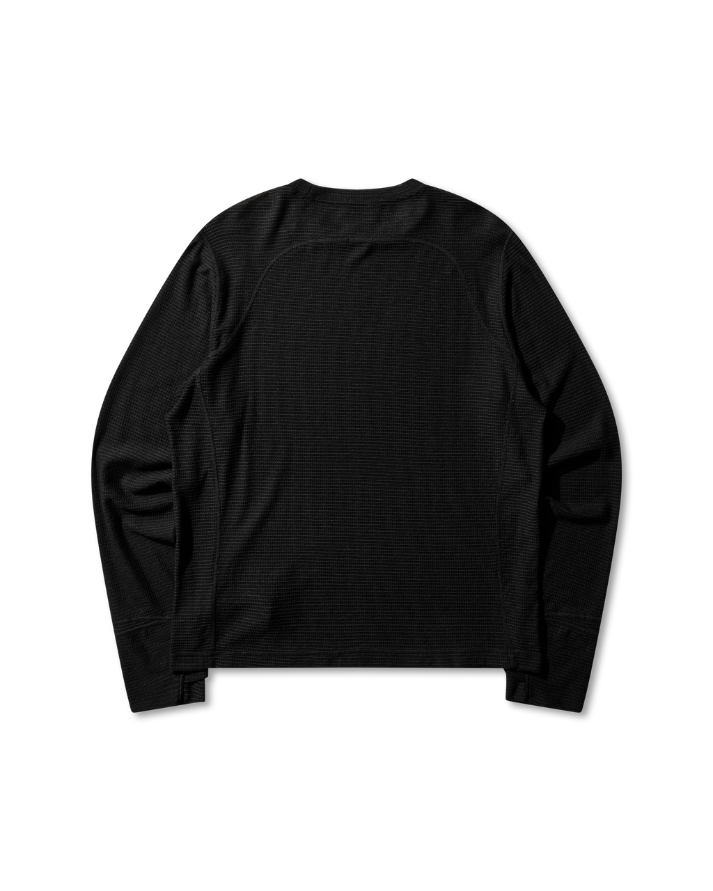 ROA Ashi Wool Tencel Baselayer Long Sleeve J339715-S-Black front
