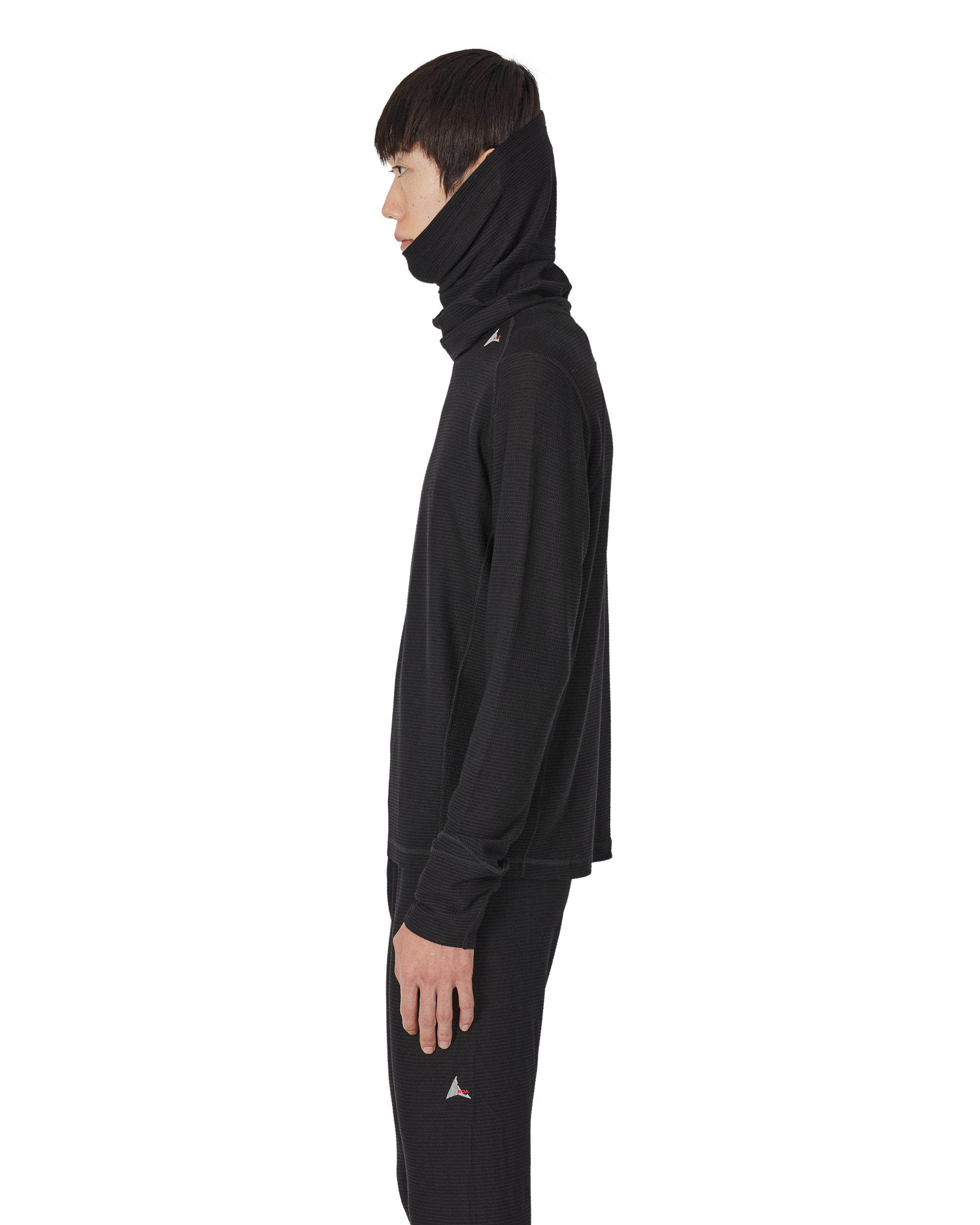 ROA Ashi Wool Tencel Baselayer Long Sleeve J339715-L-Black 2