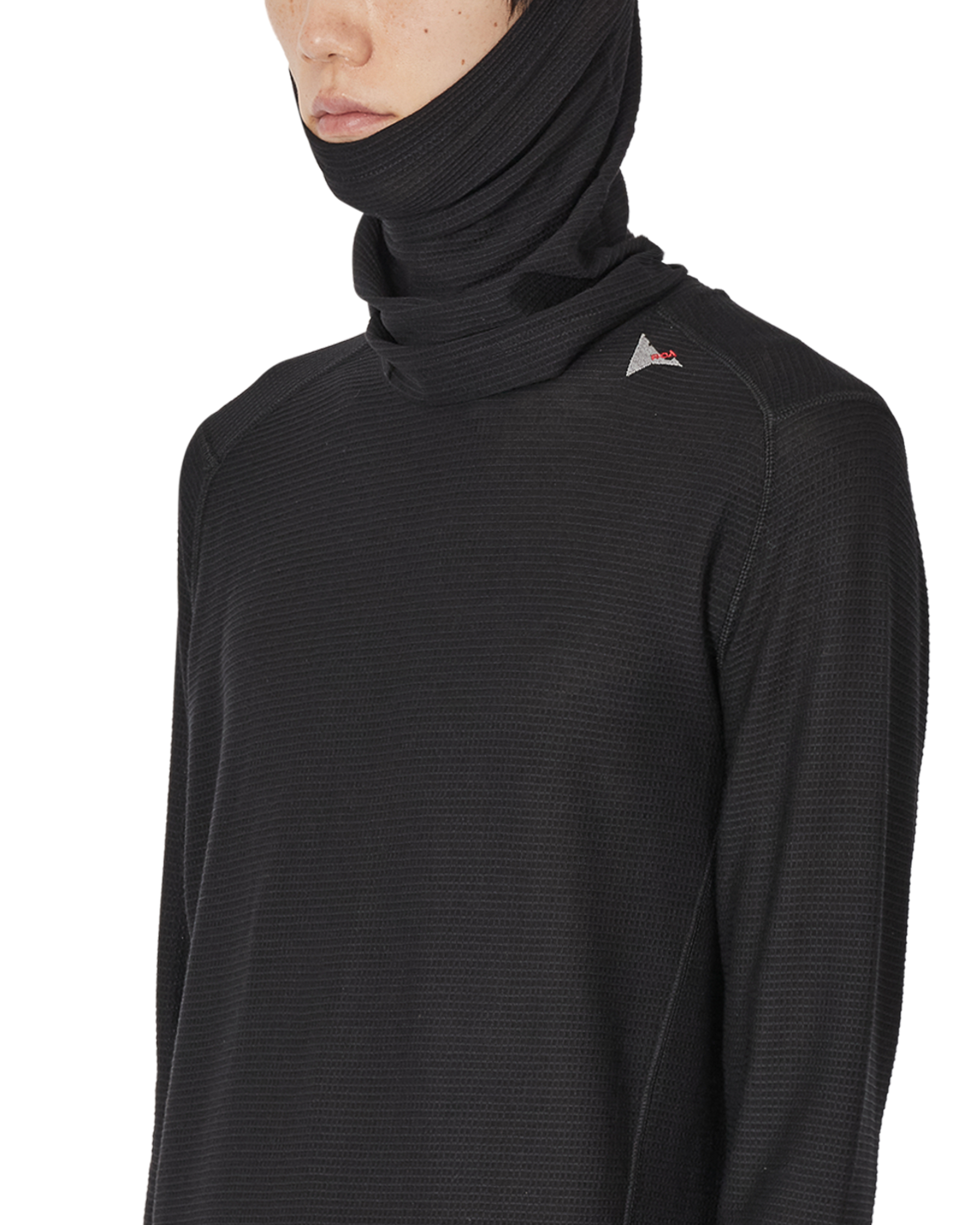 ROA Ashi Wool Tencel Baselayer Long Sleeve J339715-L-Black 5