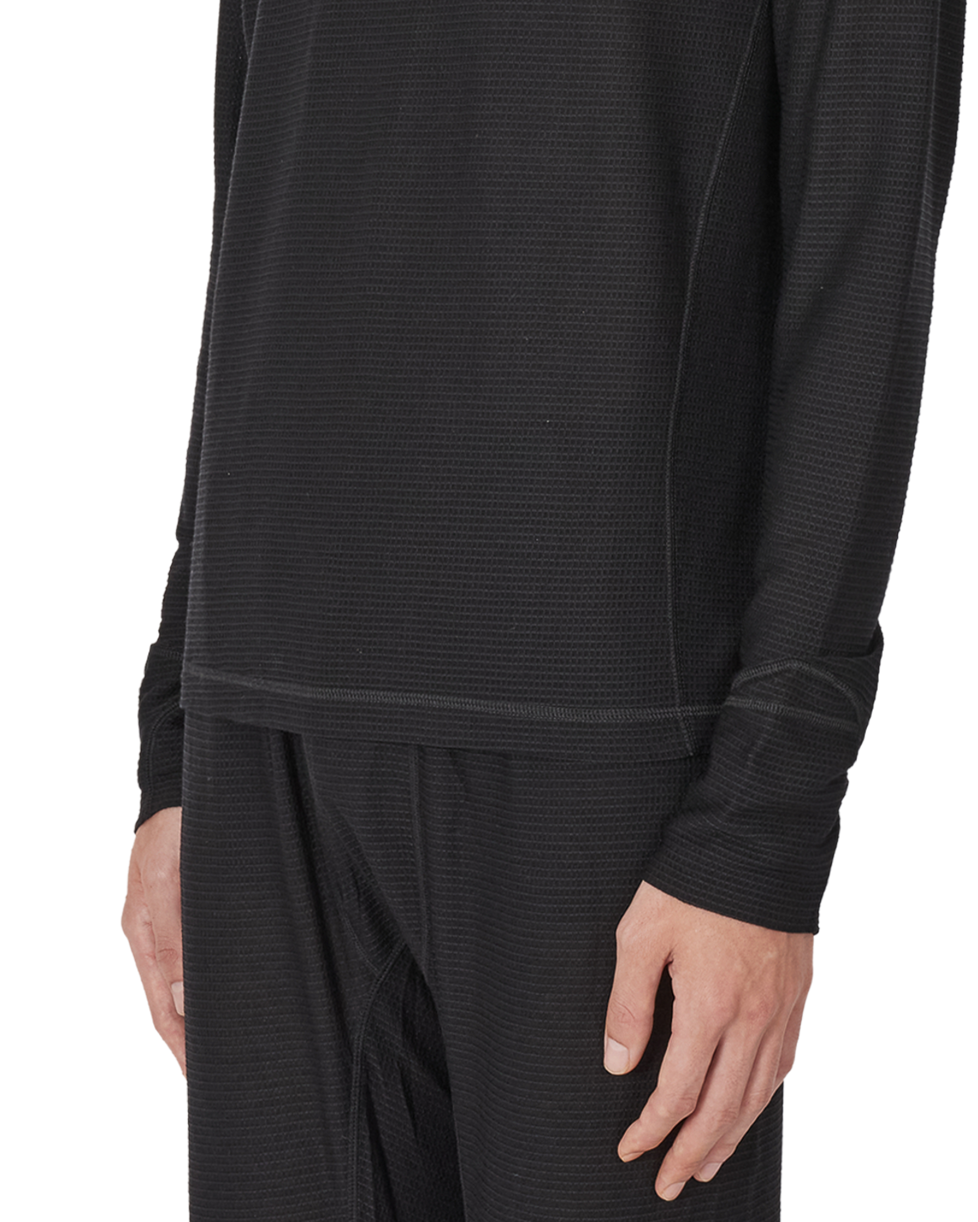 ROA Ashi Wool Tencel Baselayer Long Sleeve J339715-L-Black 6
