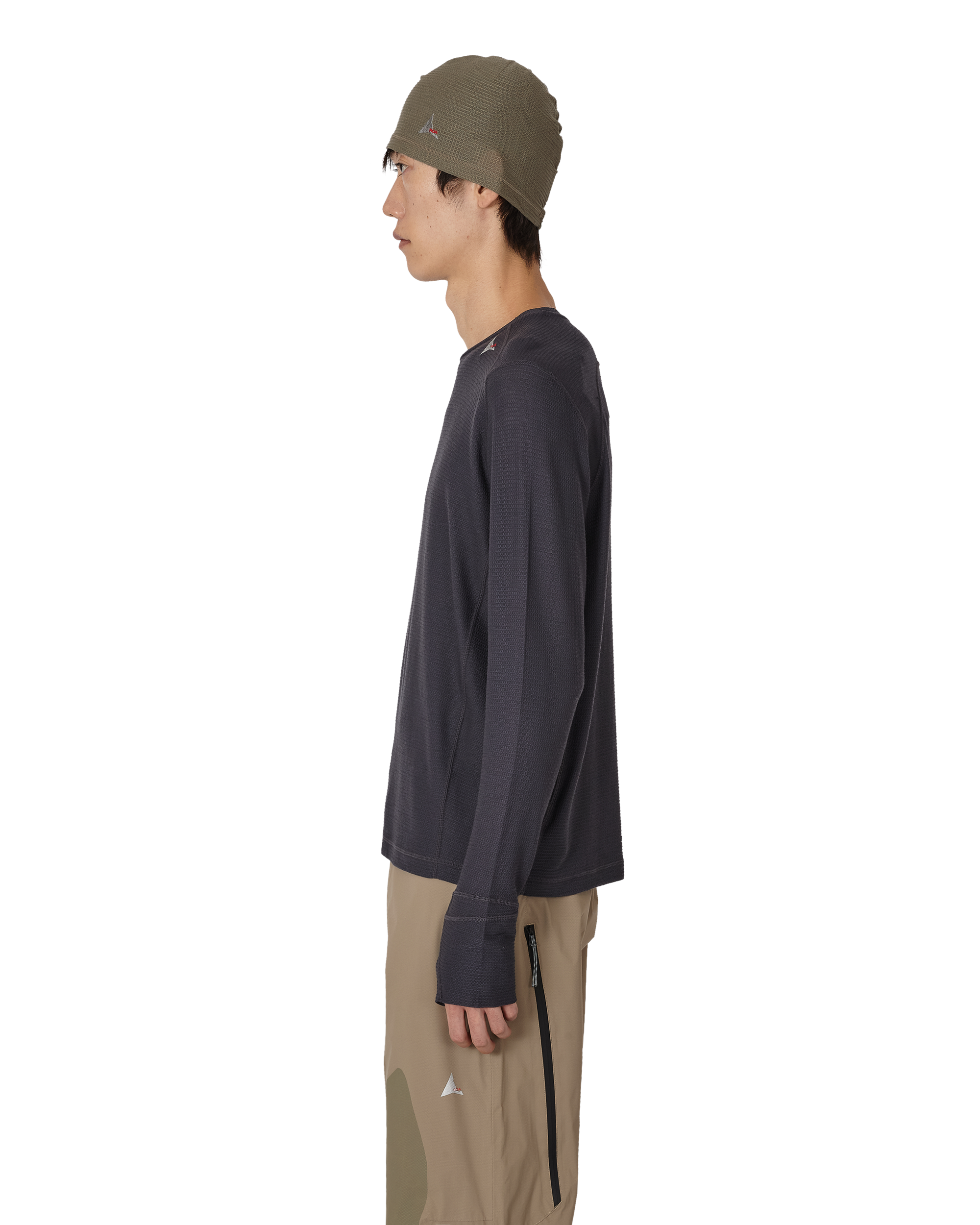 ROA Ashi Wool Tencel Baselayer Long Sleeve J339716-S-Blue 2