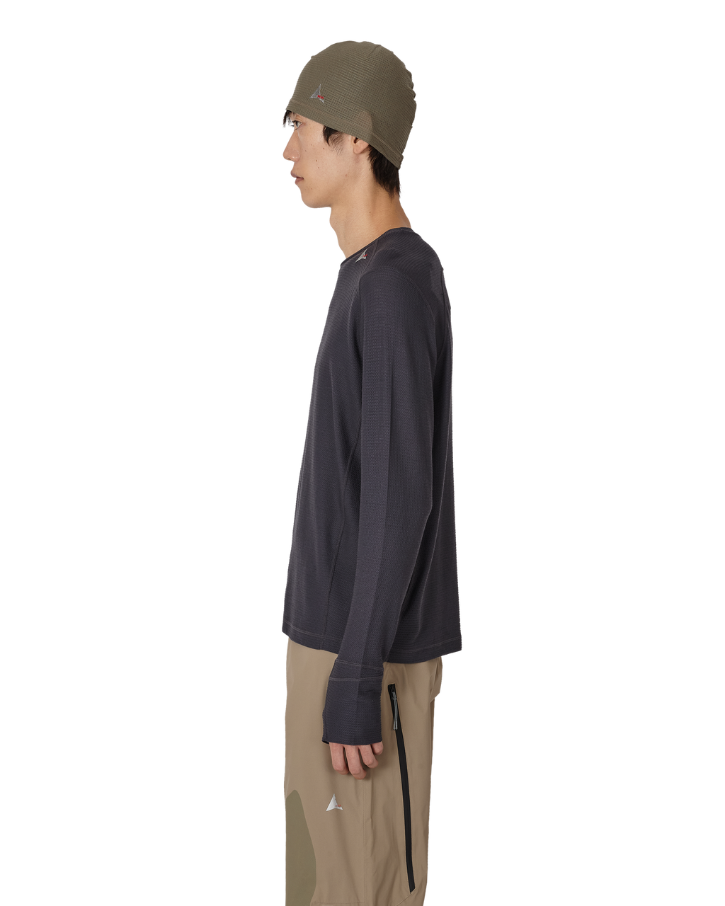 ROA Ashi Wool Tencel Baselayer Long Sleeve J339716-S-Blue front