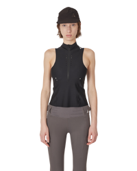 Thumbnail Gator Compression Half Zip Tank Top Black
