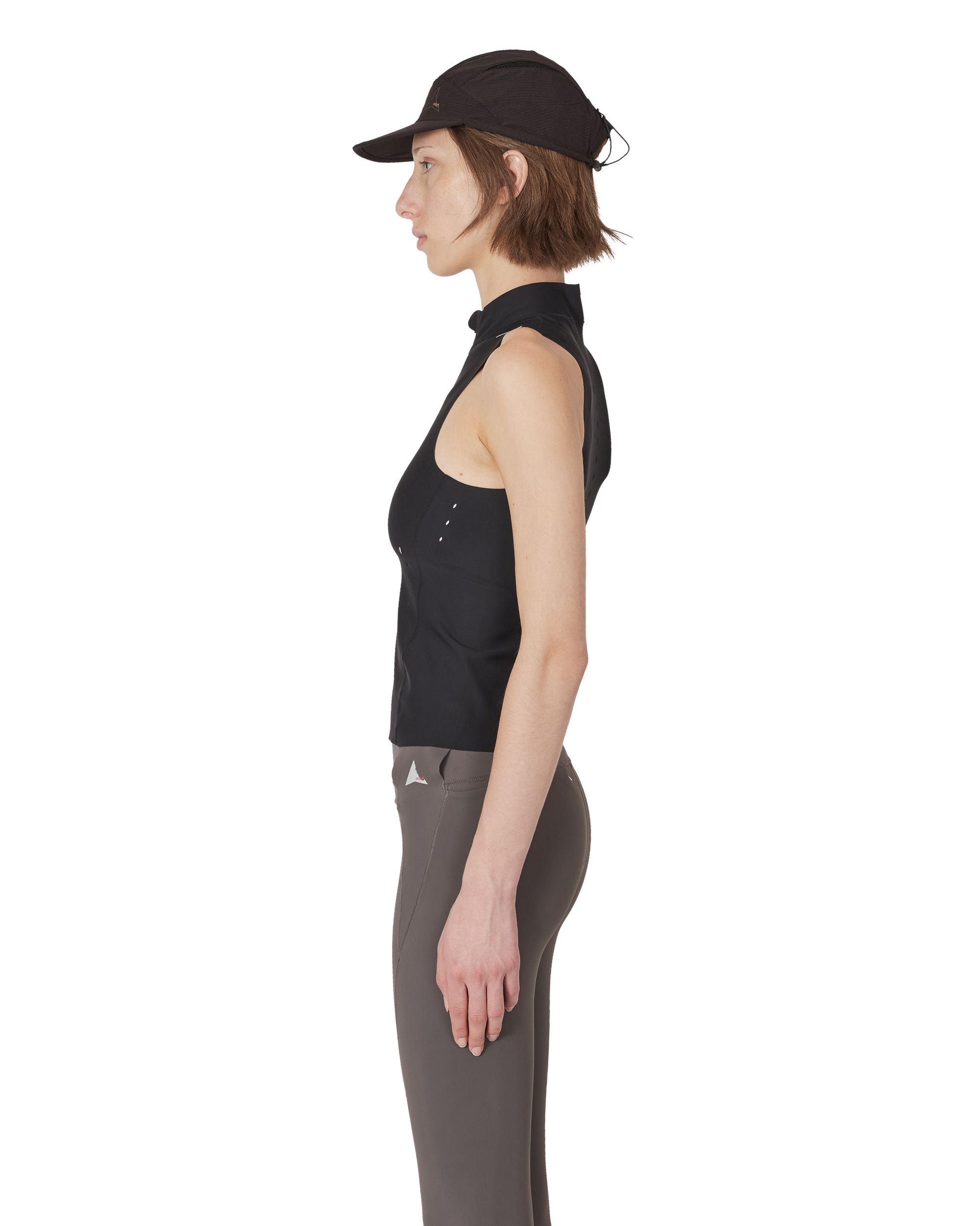 ROA Gator Compression Half Zip Tank Top J339717-XS-Black 2