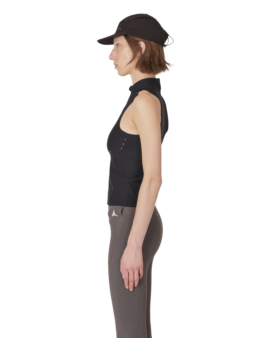 ROA Gator Compression Half Zip Tank Top J339717-XS-Black front
