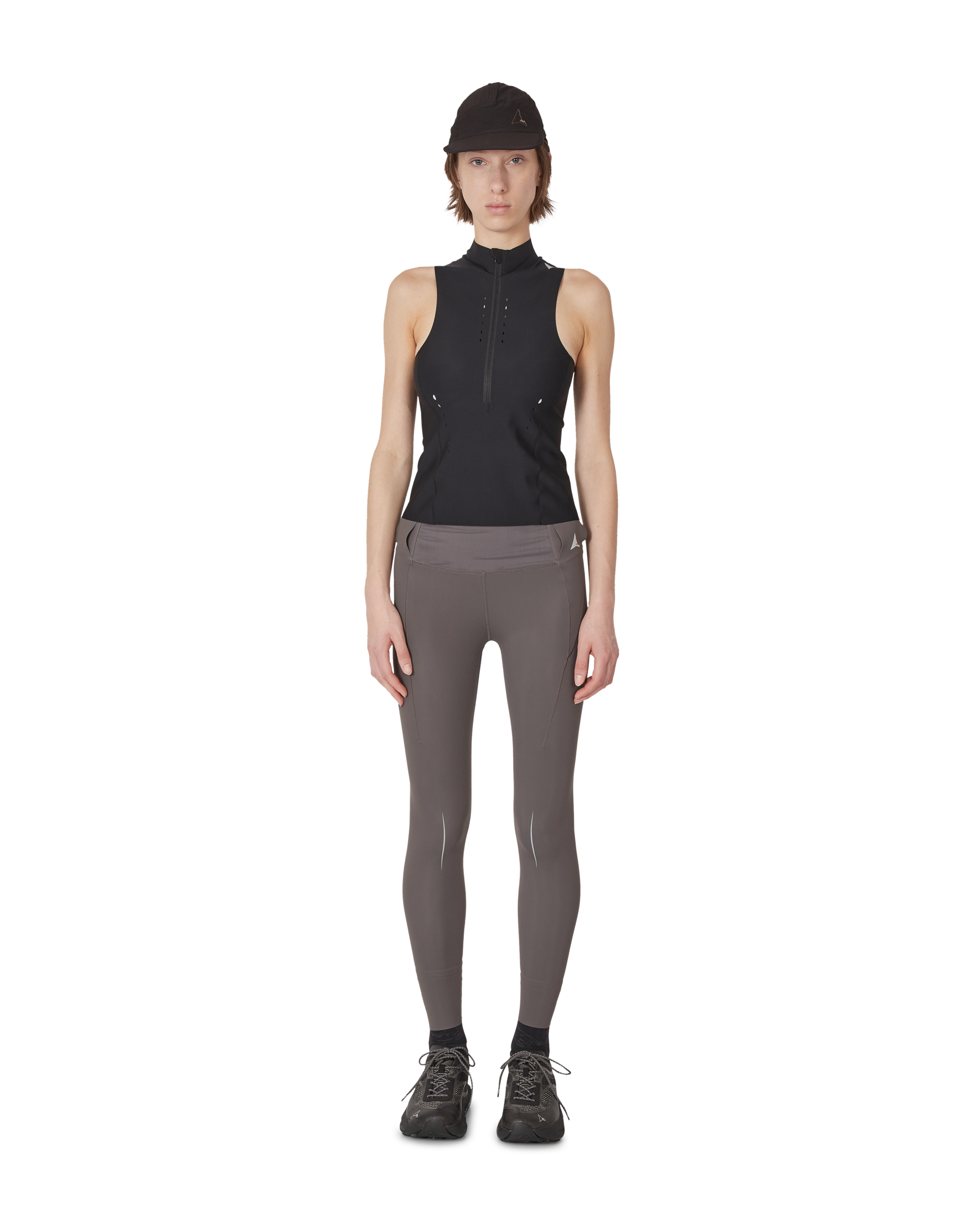 ROA Gator Compression Half Zip Tank Top J339717-XS-Black 4