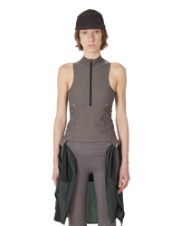 Thumbnail Gator Compression Half Zip Tank Top Graphite
