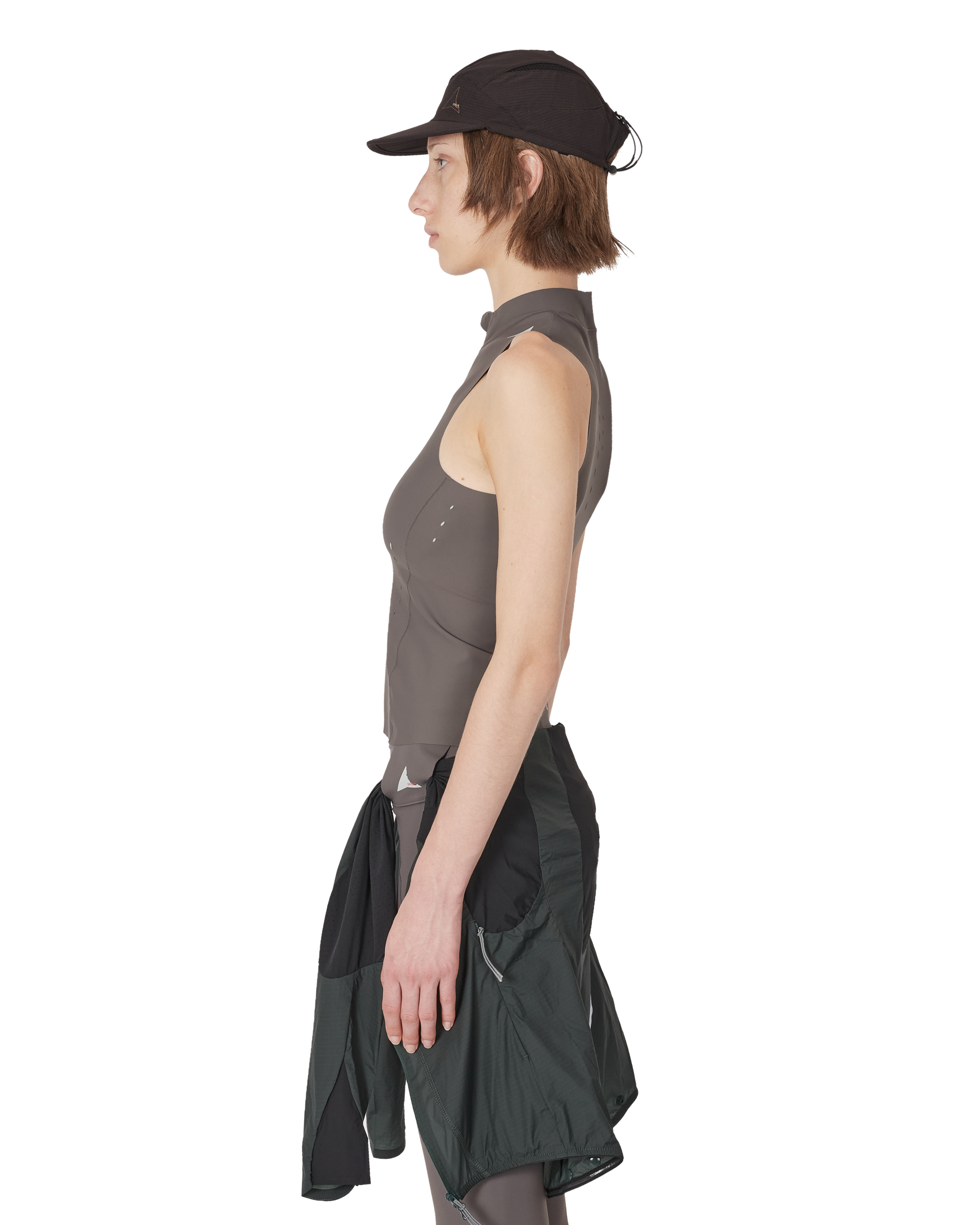 ROA Gator Compression Half Zip Tank Top J339718-S-Black 2