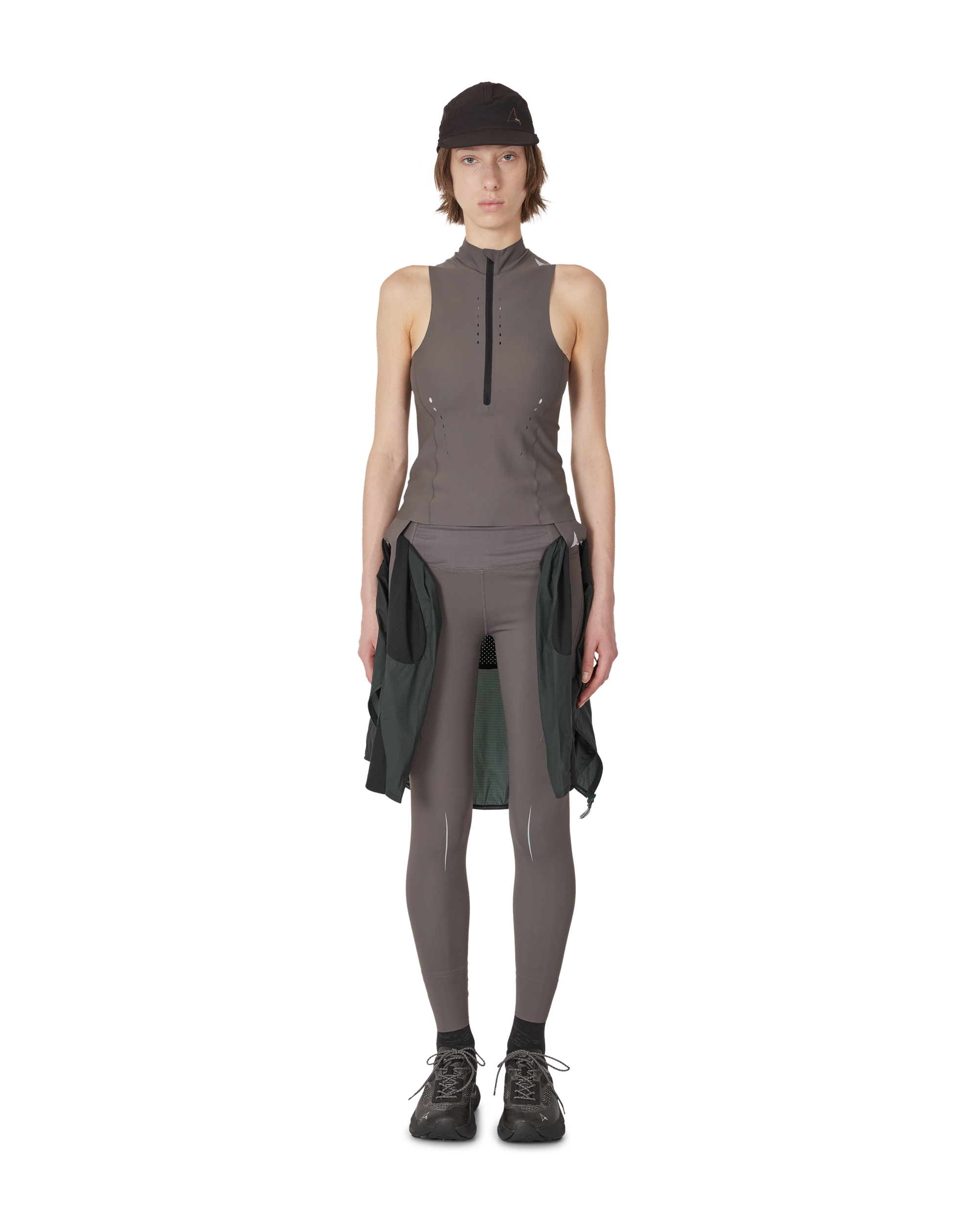 ROA Gator Compression Half Zip Tank Top J339718-S-Black 4