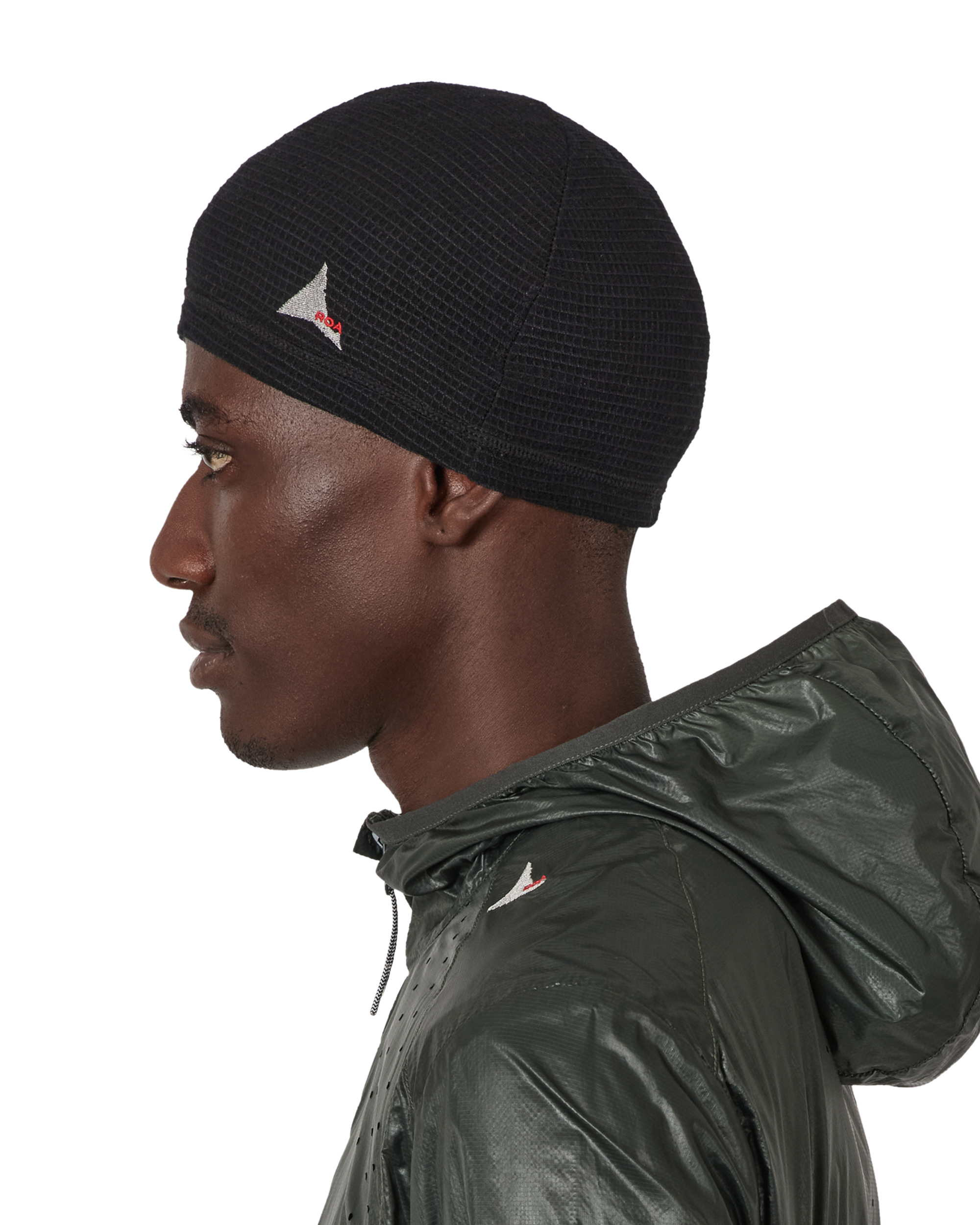 ROA Ashi Wool Tencel Beanie J339721-ONE SIZE-Black 7