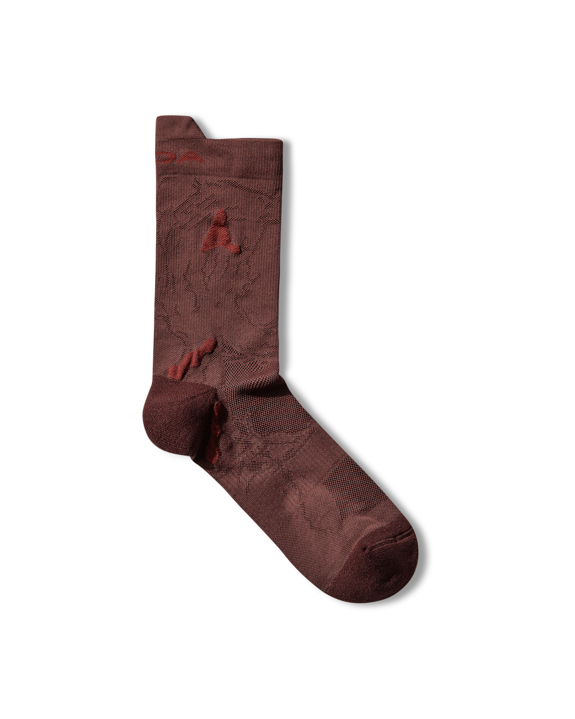 ROA Ryli Q-skin Technical Crew Socks J339879-35-38-Red 1