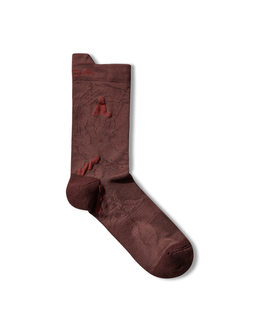 ROA Ryli Q-skin Technical Crew Socks J339879-35-38-Red 1