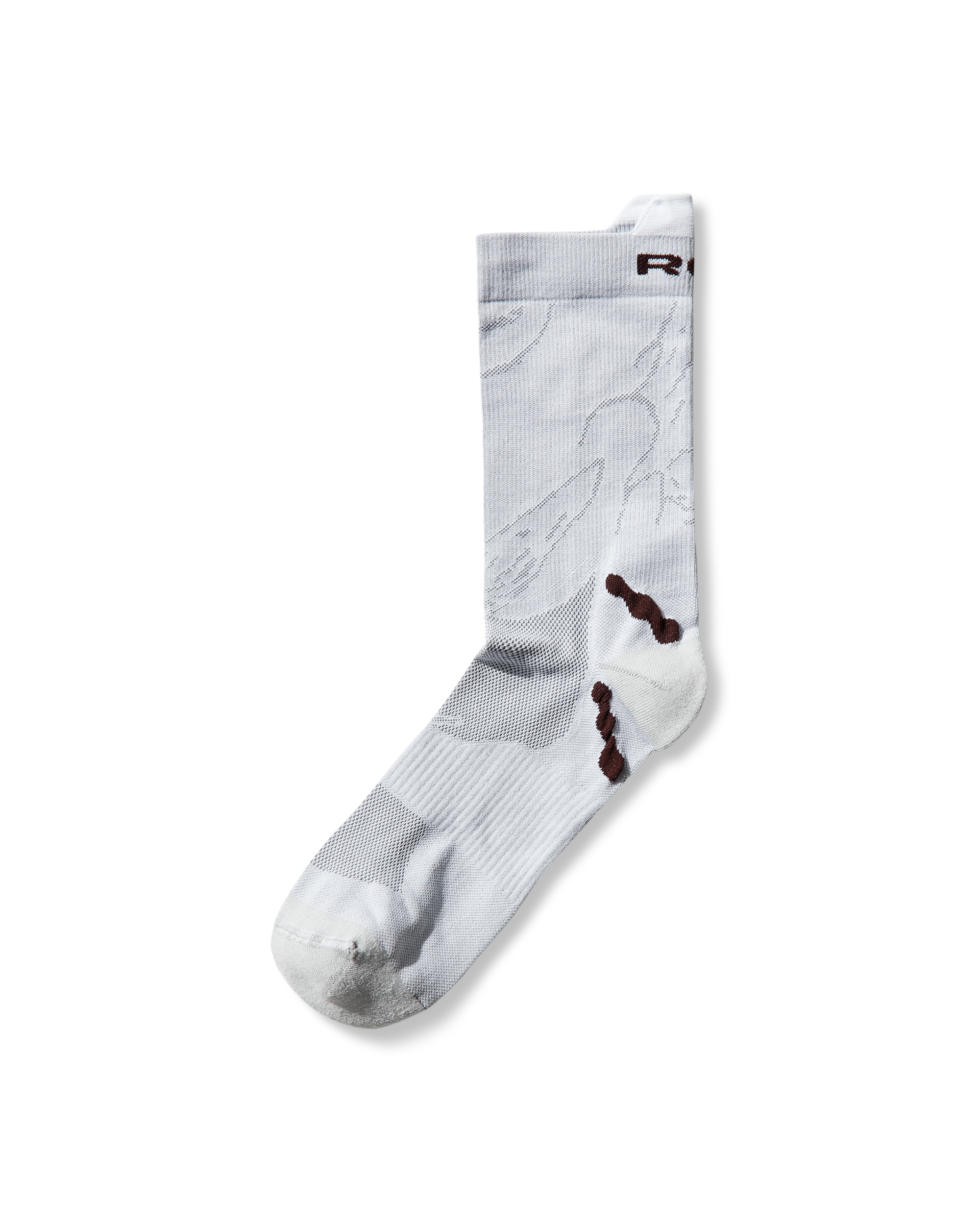 ROA Ryli Q-skin Technical Crew Socks J339880-35-38-White 2