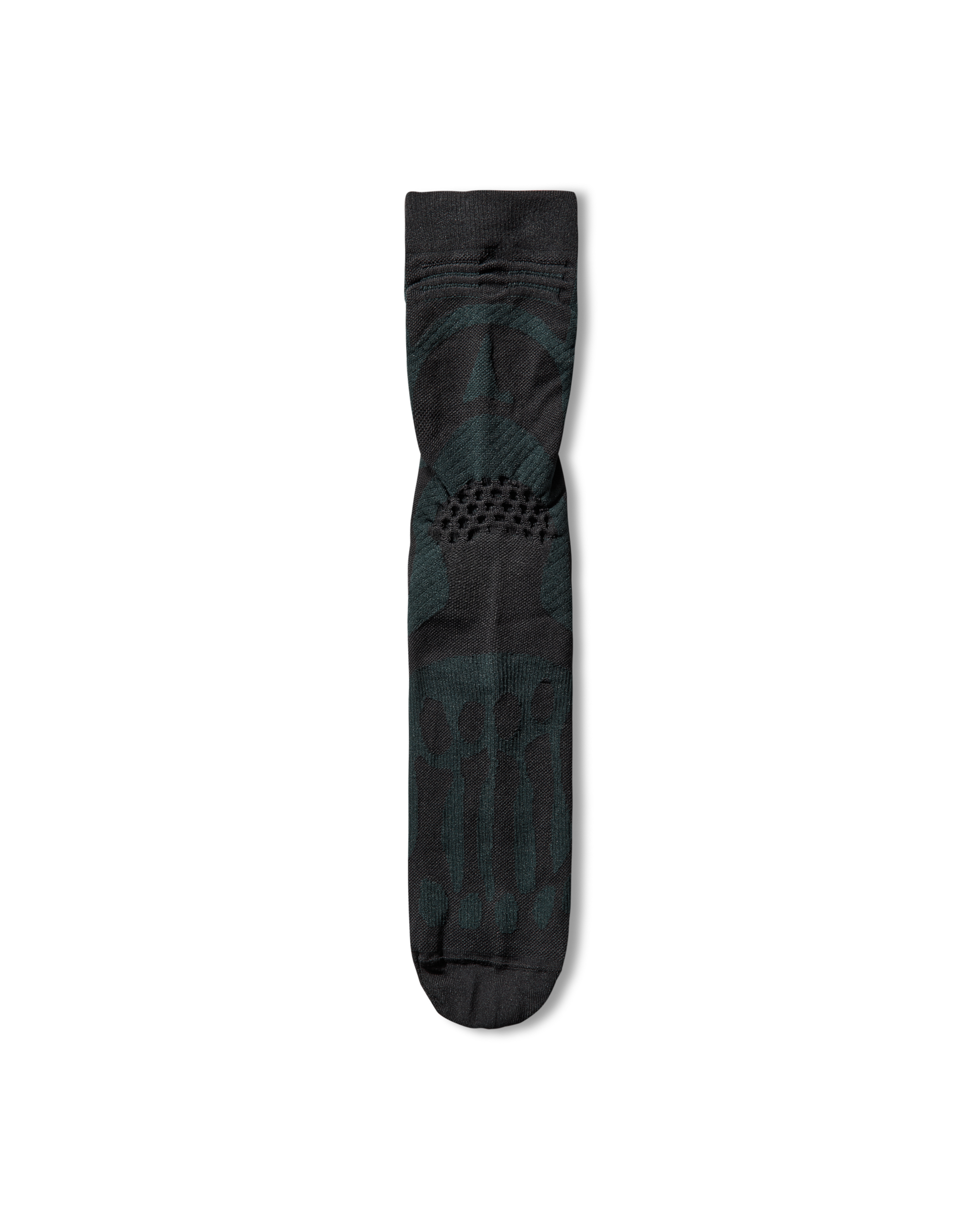 ROA Bones Logo Q-skin Technical Crew Socks J339881-35-38-Black 1