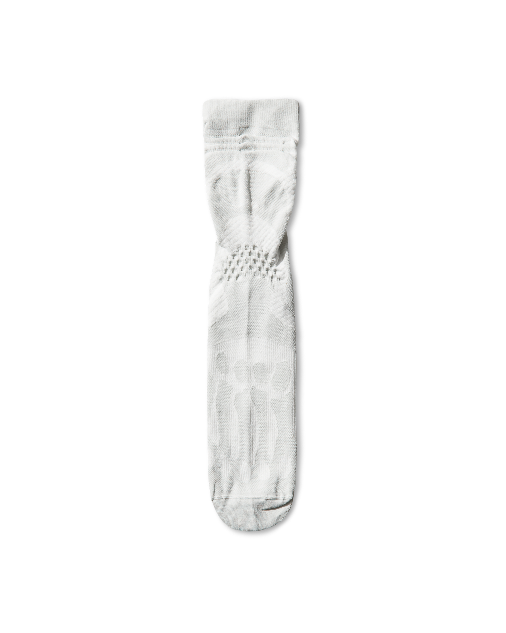 ROA Bones Logo Q-skin Technical Crew Socks J339882-35-38-White 1