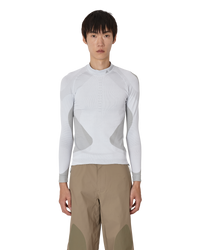 Thumbnail Daze Compression Seamless Long Sleeve White