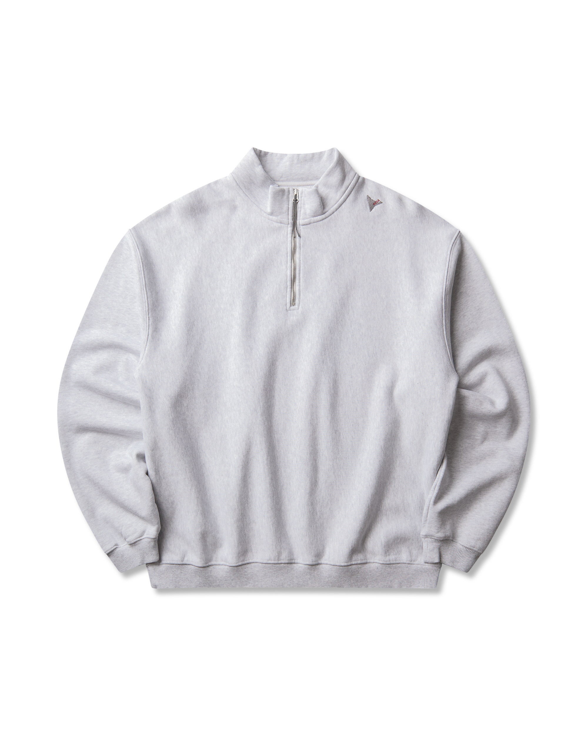 ROA Logo Half Zip Sweater J340272-XS-Grey 9