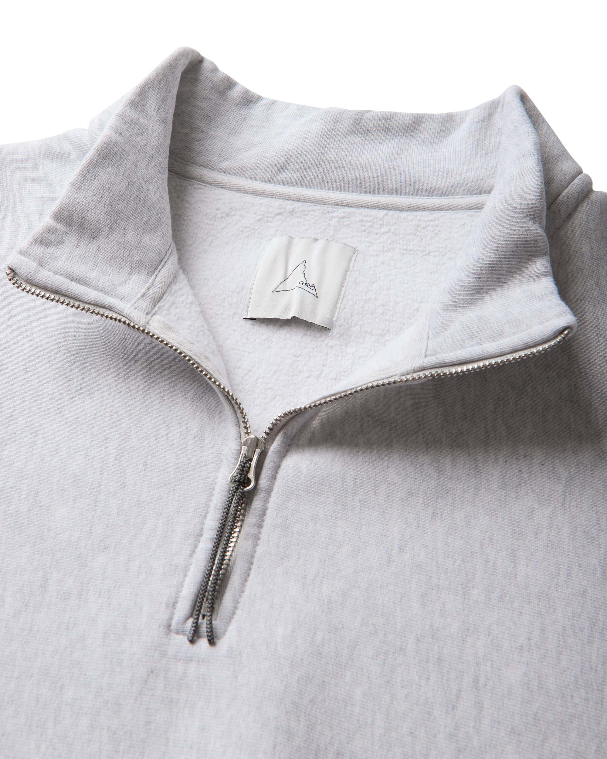 ROA Logo Half Zip Sweater J340272-XS-Grey 11