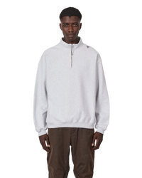 Thumbnail Logo Half Zip Sweater Light Grey