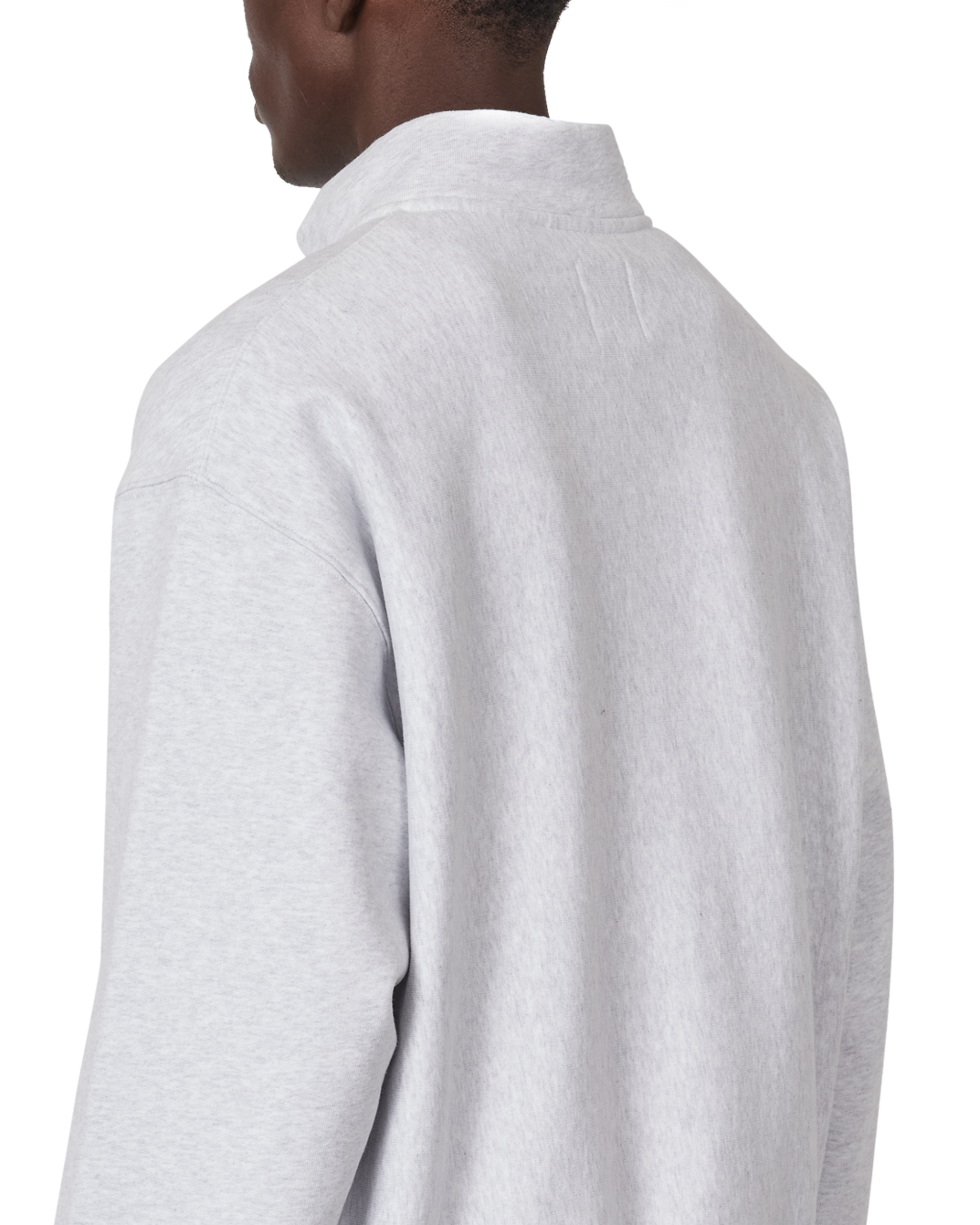 ROA Logo Half Zip Sweater J340272-XS-Grey 7