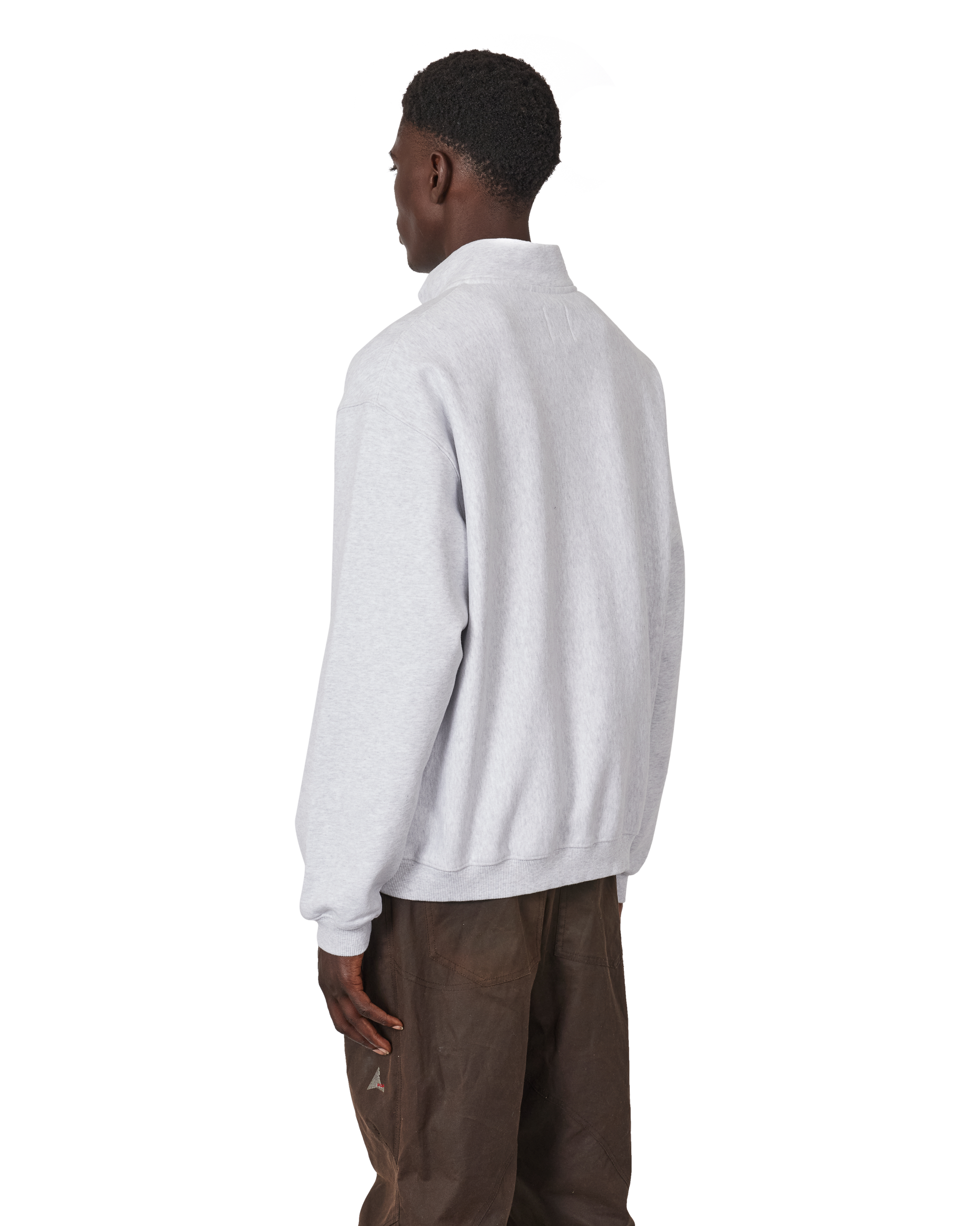 ROA Logo Half Zip Sweater J340272-XS-Grey 8