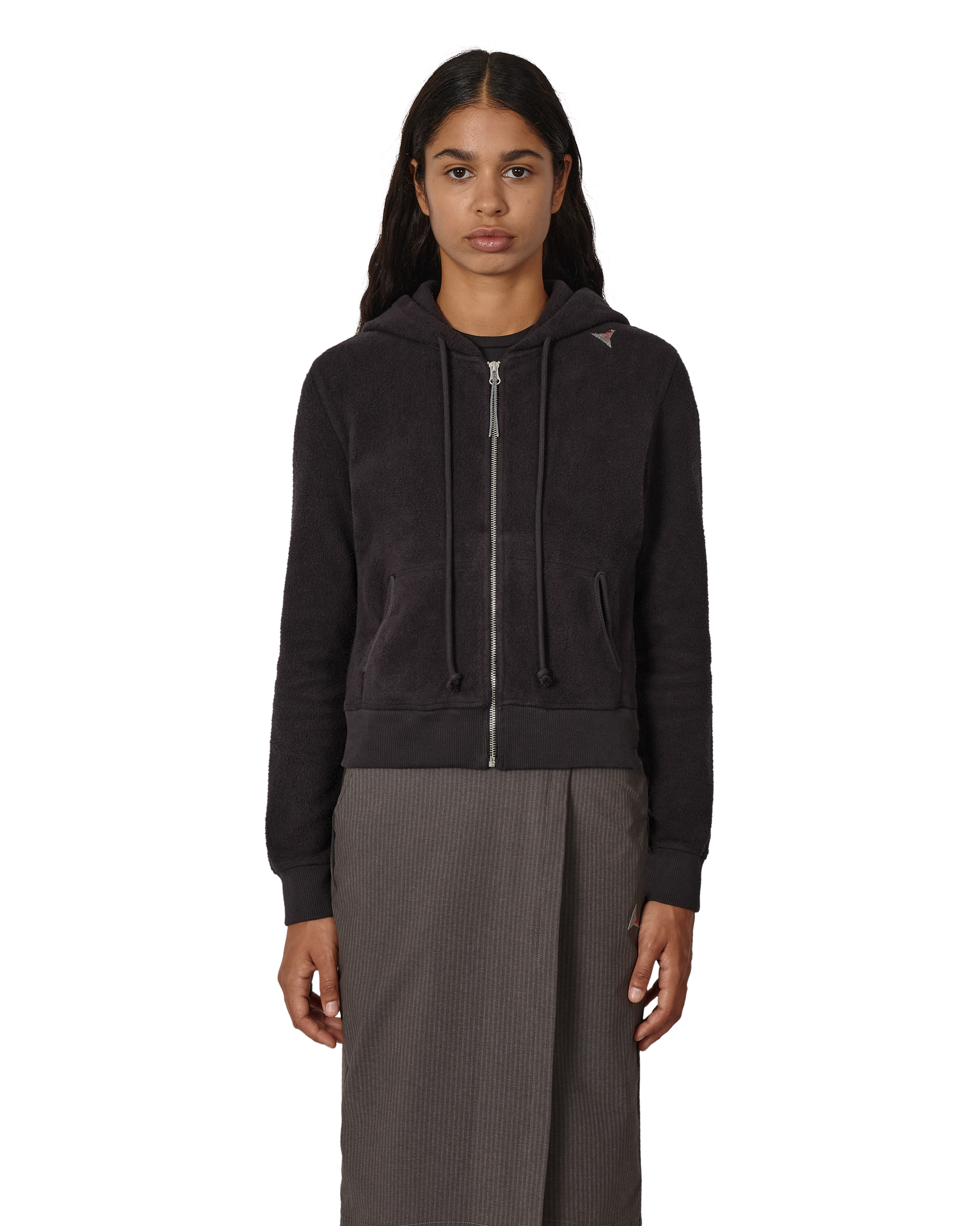 ROA Logo Inside Out Zip-up Baby Hoodie J340276-XS-Black front