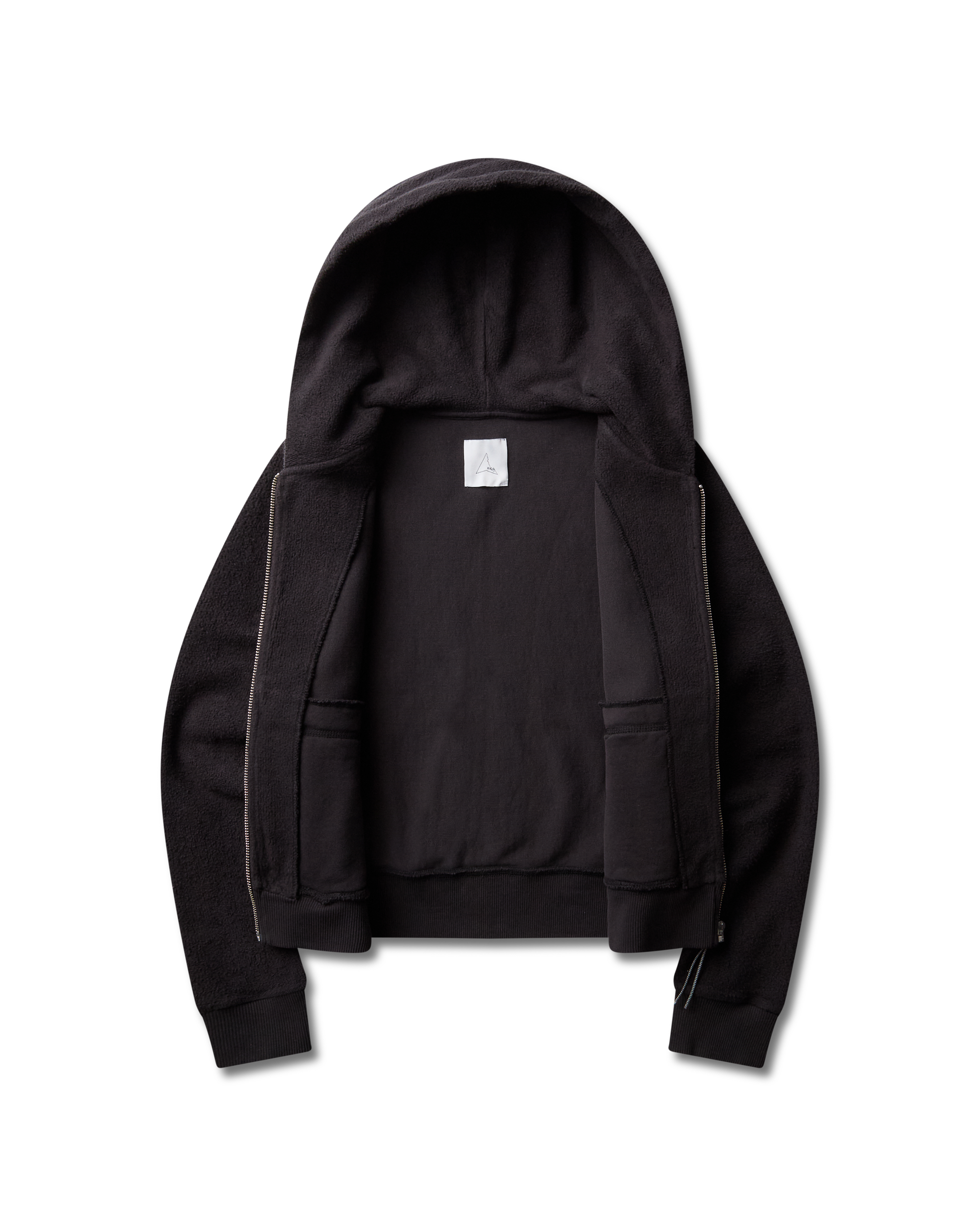ROA Logo Inside Out Zip-up Baby Hoodie J340276-XS-Black 11
