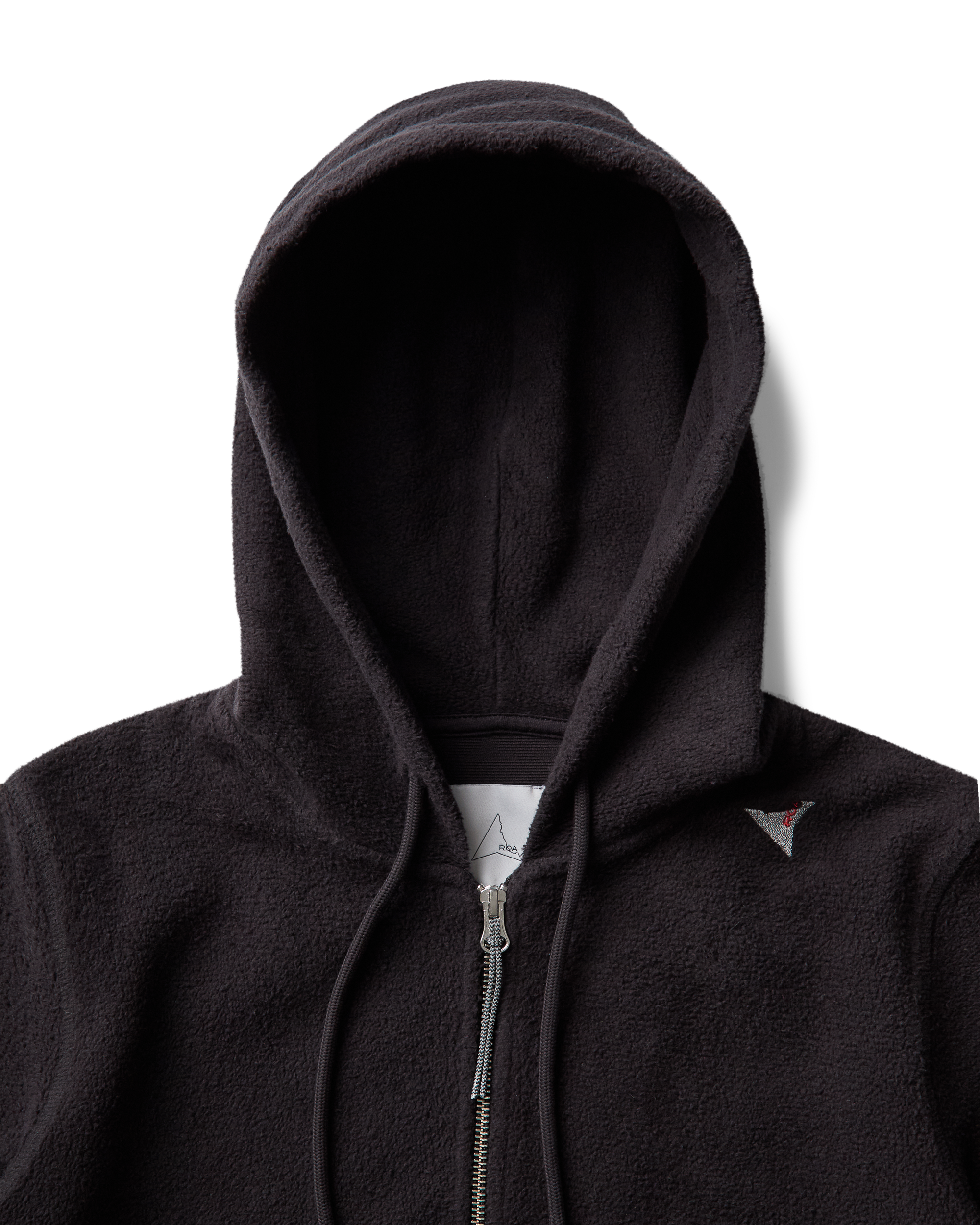 ROA Logo Inside Out Zip-up Baby Hoodie J340276-XS-Black 13