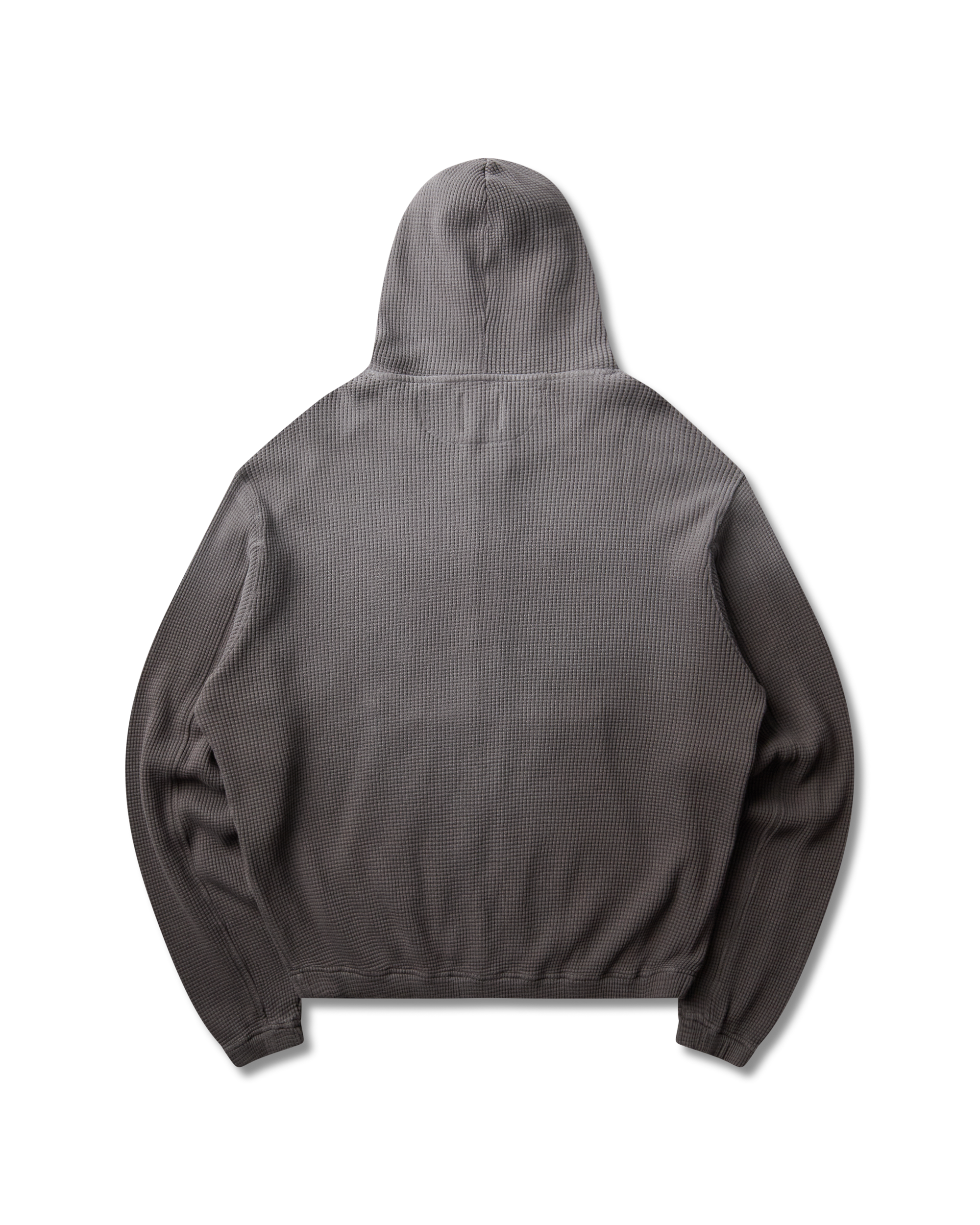 ROA Bee Sun Faded Organic Waffle Zip Up Hoodie J340279-S-Black 10