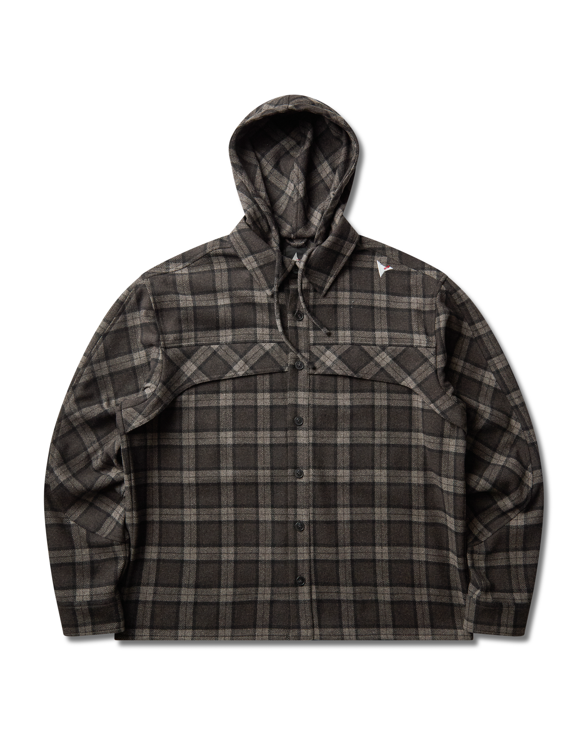 ROA Logger Wool Check Long Sleeve Shirt J341009-S-Black 8