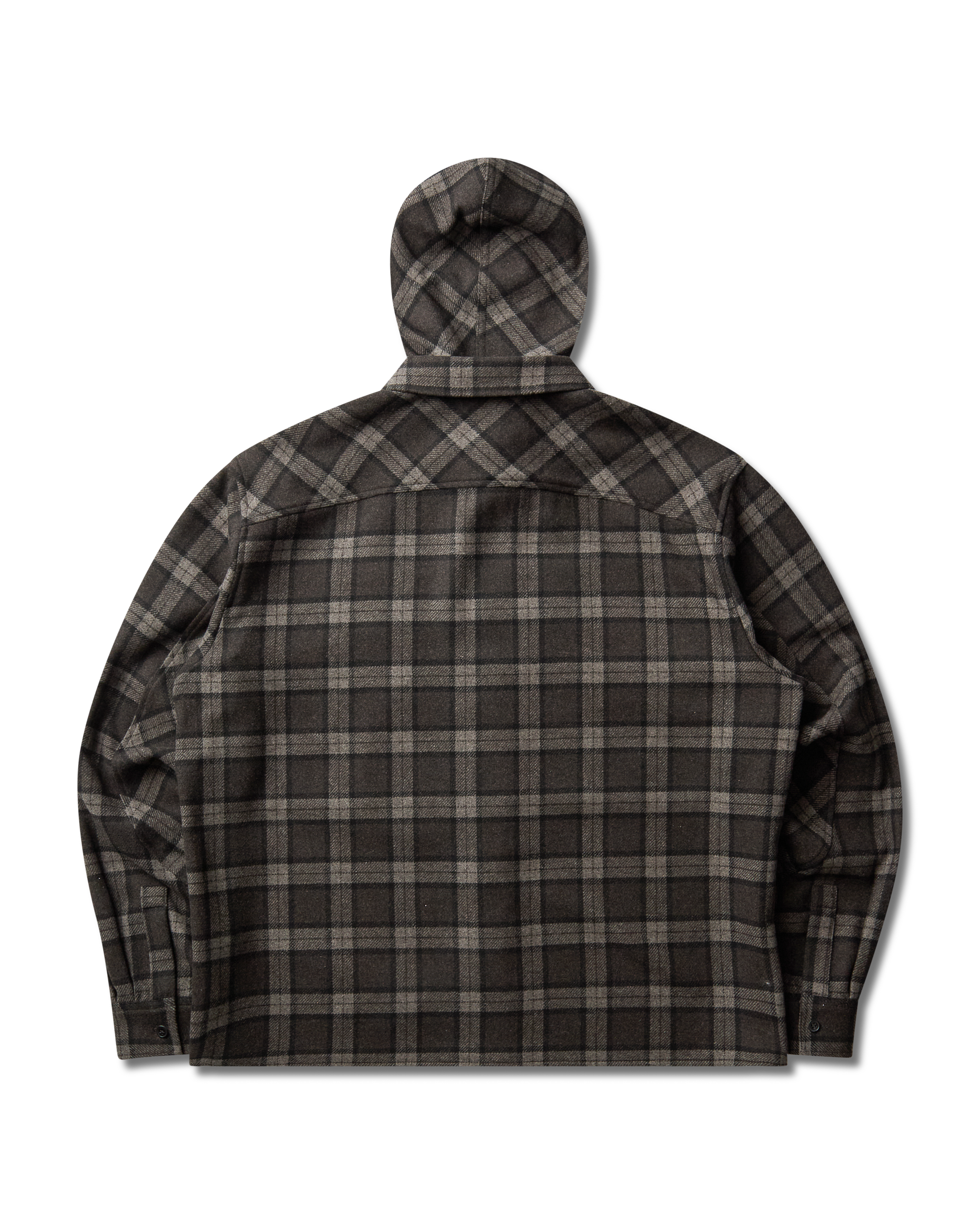 ROA Logger Wool Check Long Sleeve Shirt J341009-S-Black 9