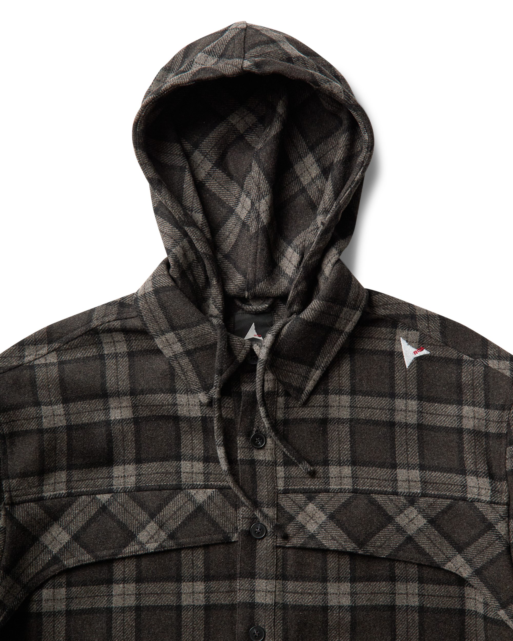 ROA Logger Wool Check Long Sleeve Shirt J341009-S-Black 11