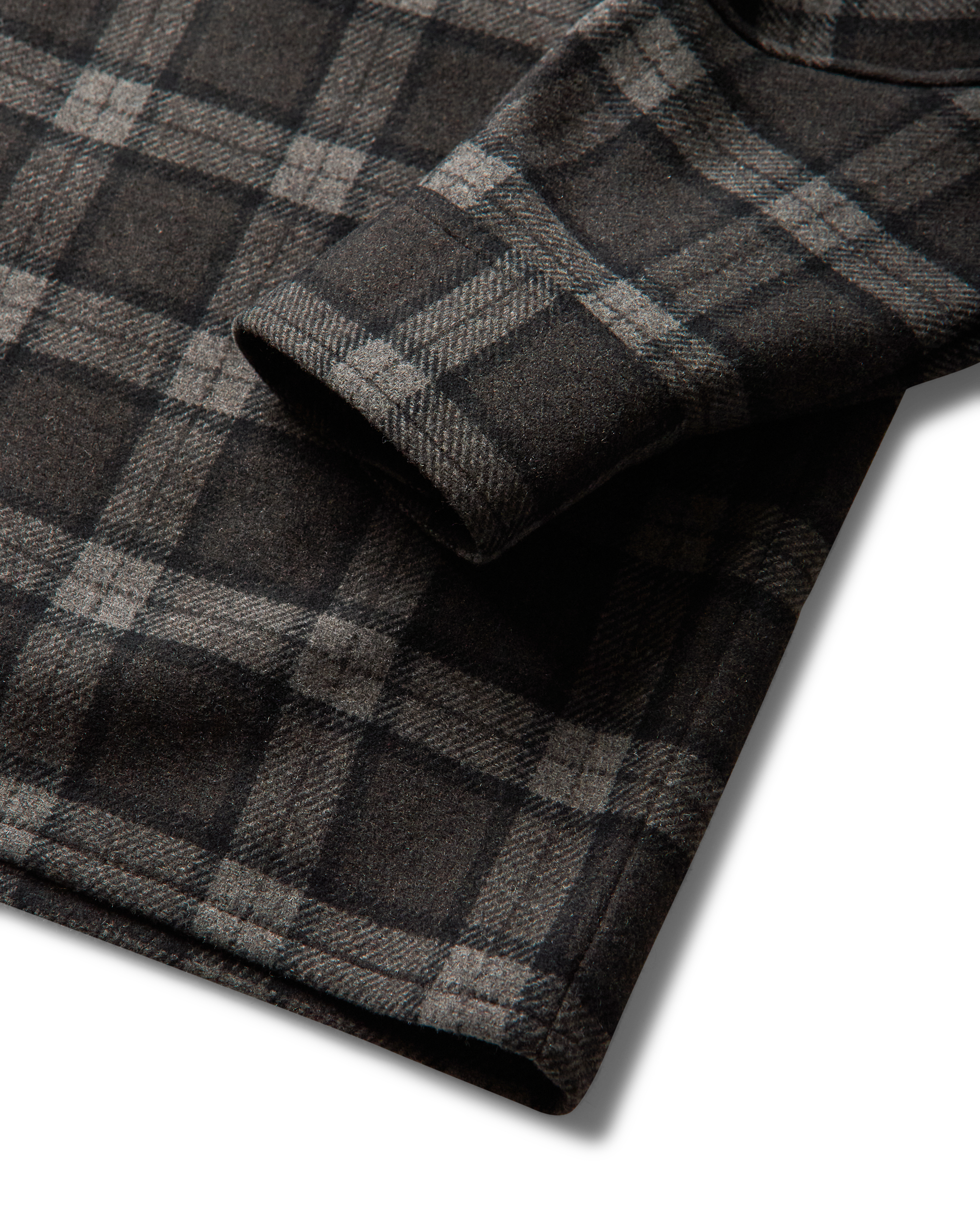 ROA Logger Wool Check Long Sleeve Shirt J341009-S-Black 13