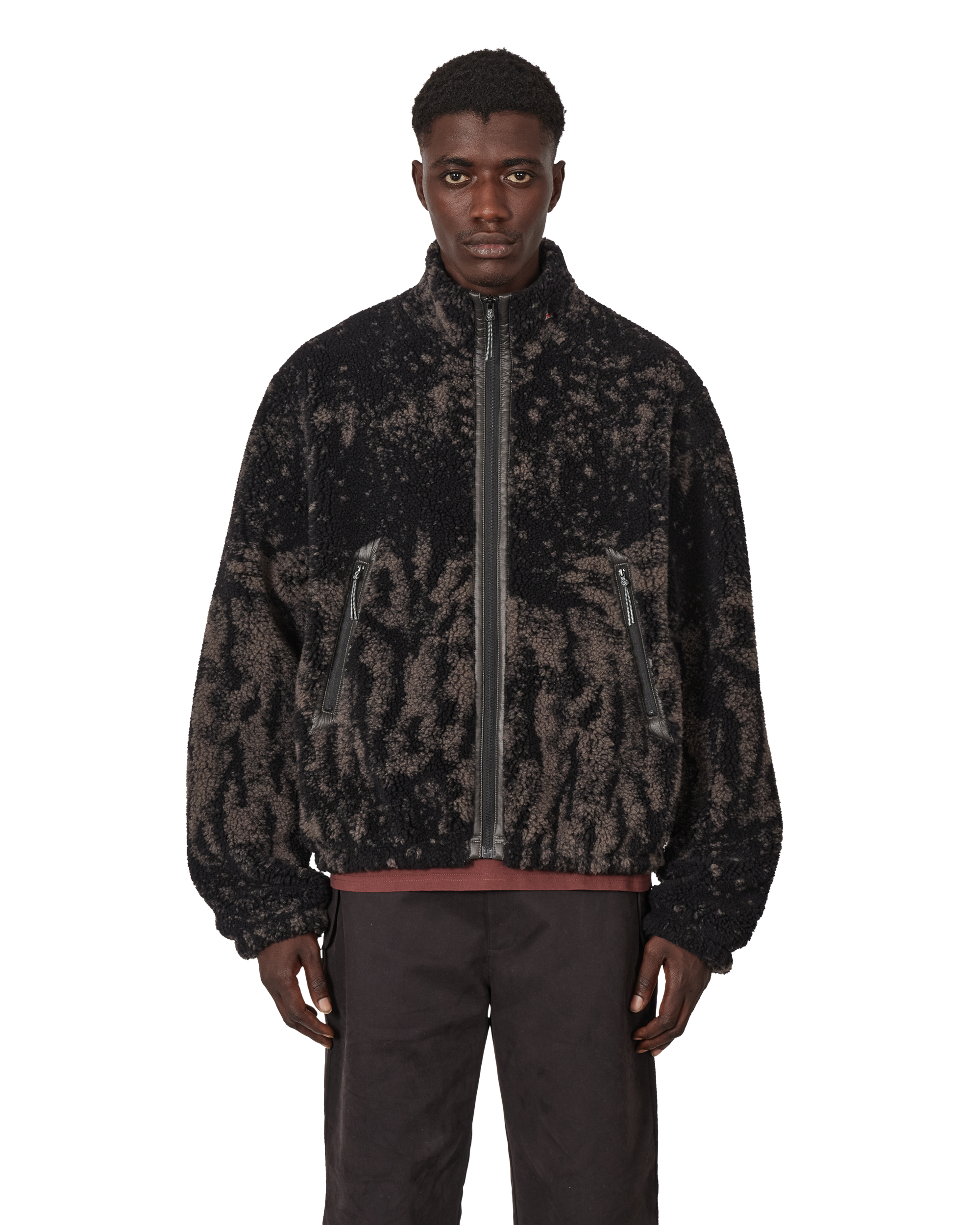ROA Ewe Furry Jacket J345090-S-Brown front