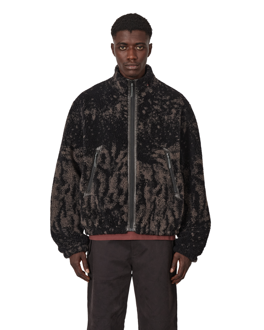 ROA Ewe Furry Jacket J345090-S-Brown front