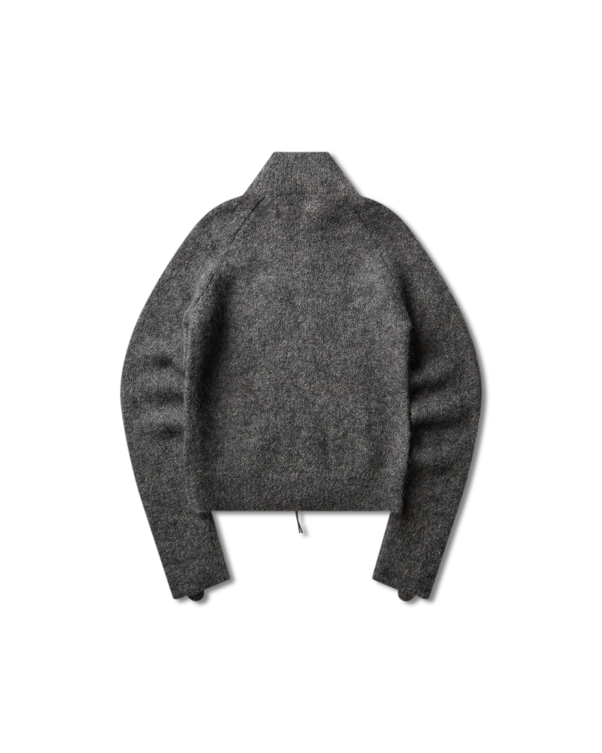 ROA Tasna Mohair Zip Up Sweater J345230-XS-Grey 10