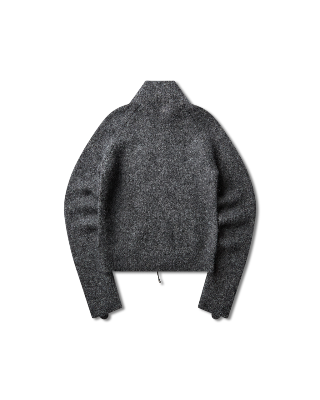 ROA Tasna Mohair Zip Up Sweater J345230-XS-Grey front