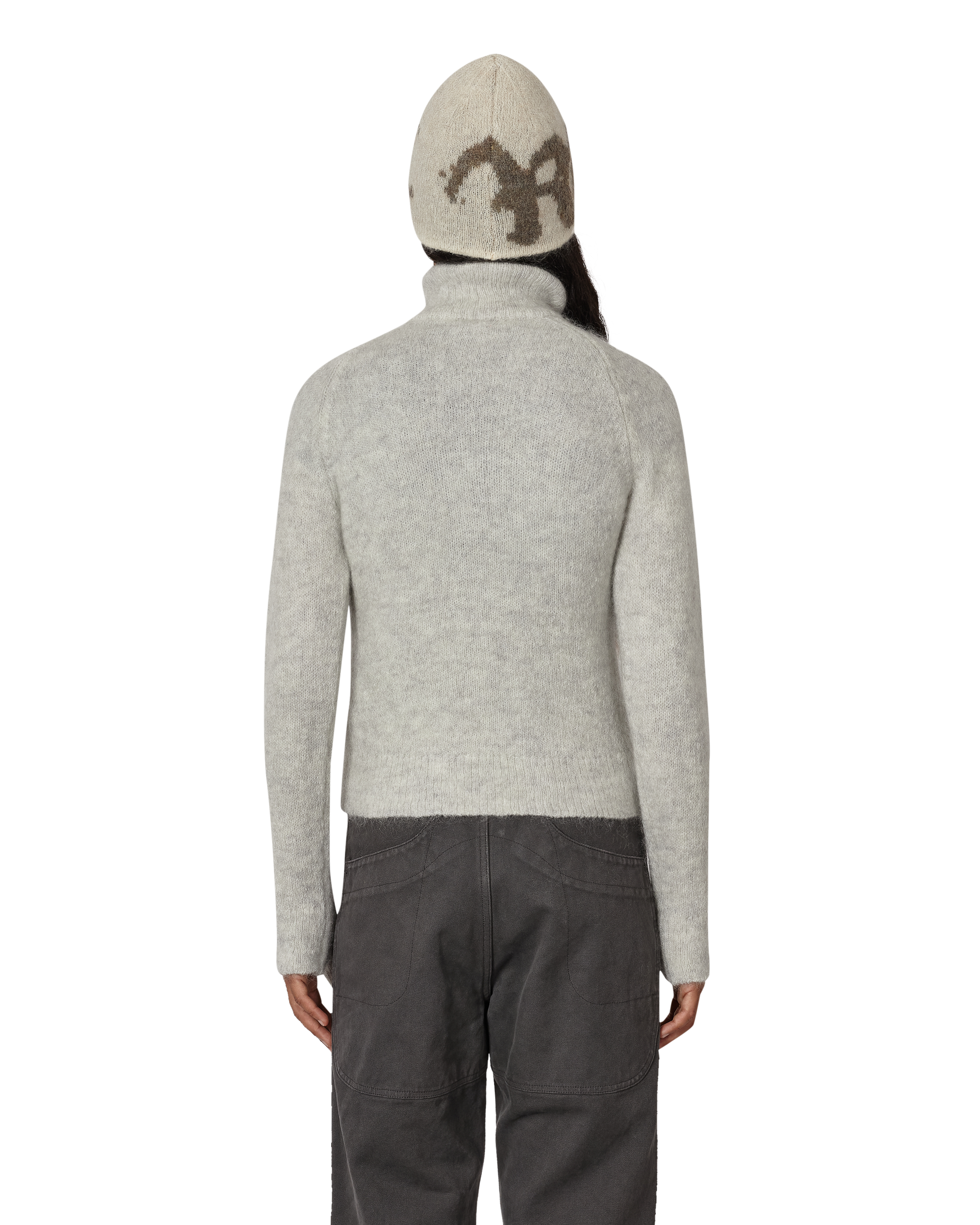 ROA Tasna Mohair Zip Up Sweater J345231-XS-White 3