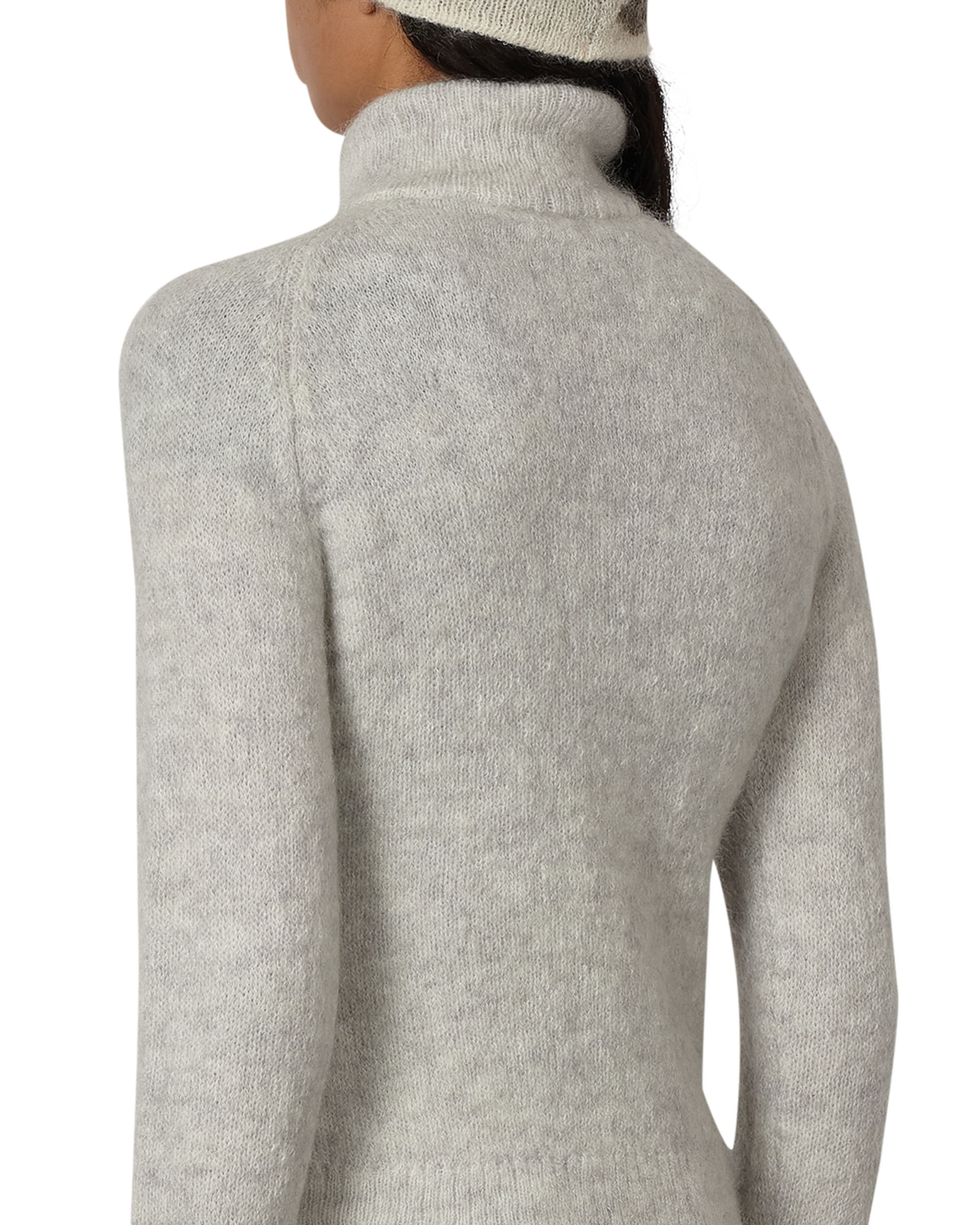 ROA Tasna Mohair Zip Up Sweater J345231-XS-White 7