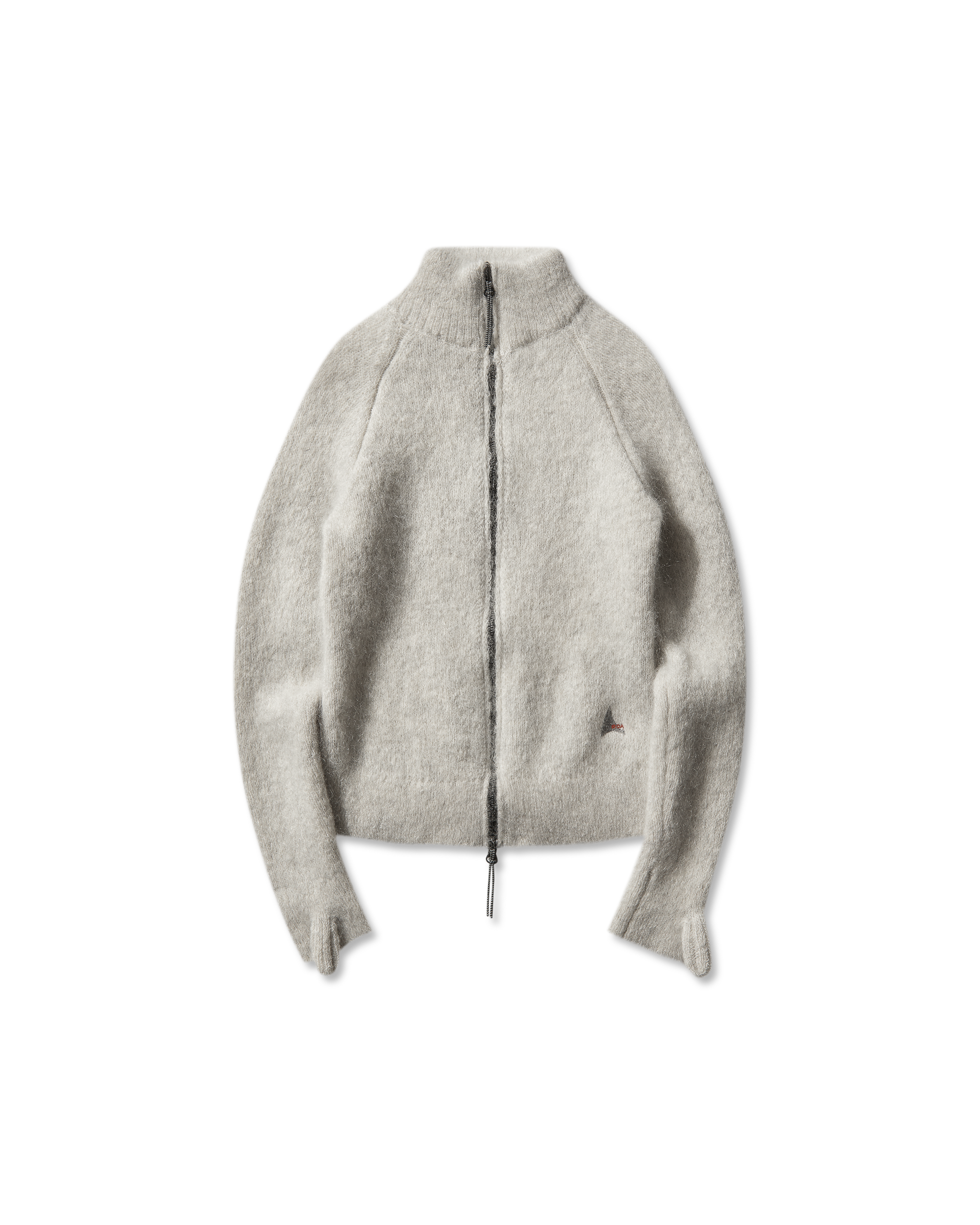 ROA Tasna Mohair Zip Up Sweater J345231-XS-White 9