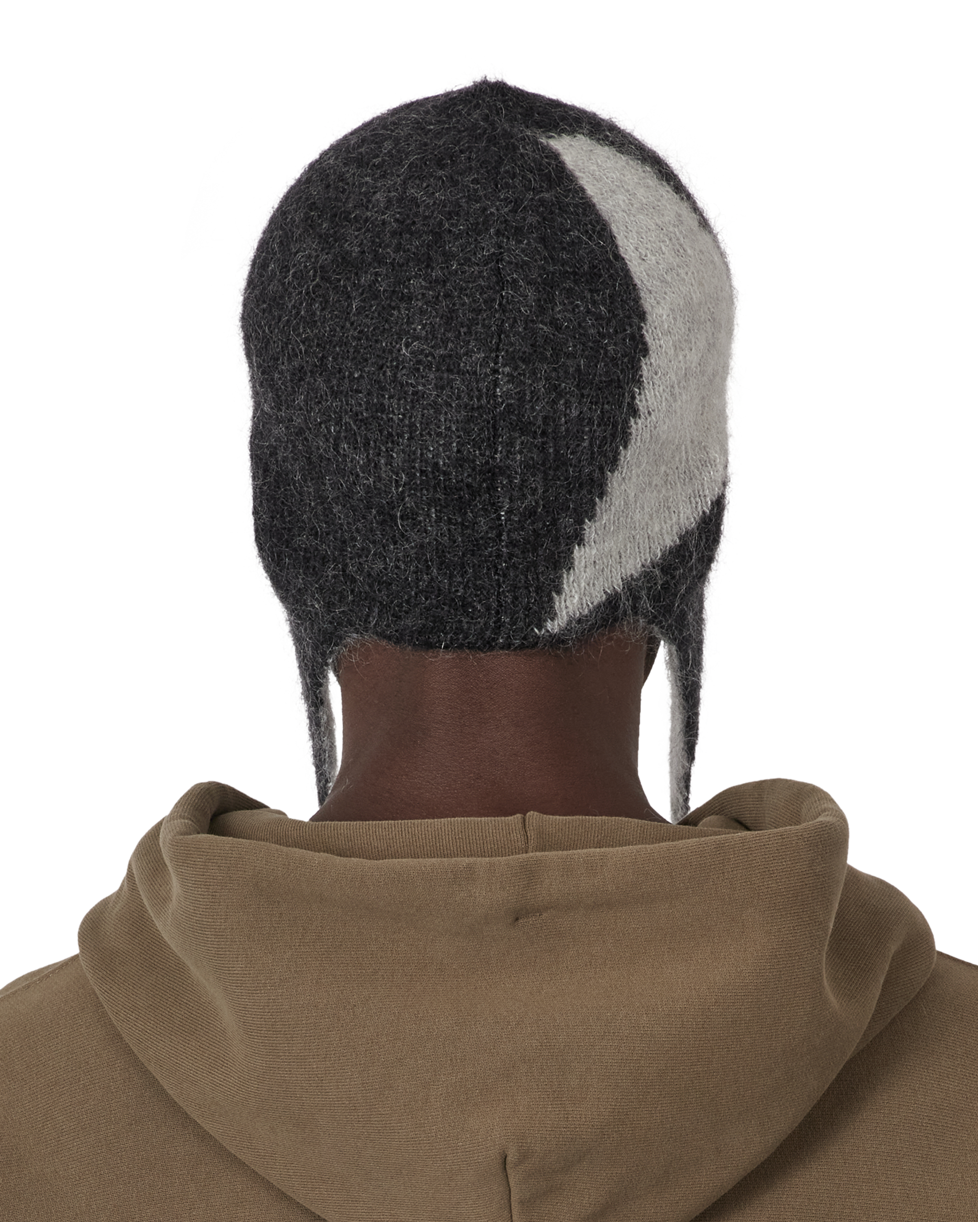 ROA Logo Mohair Bonnet Beanie J345238-ONE SIZE-Black 10