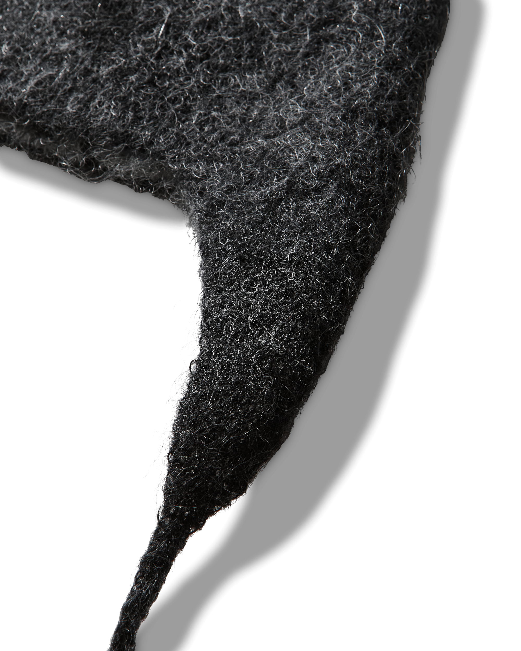 ROA Logo Mohair Bonnet Beanie J345238-ONE SIZE-Black 6