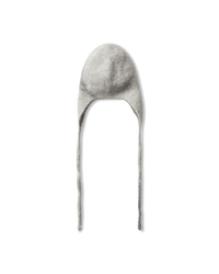 Thumbnail Logo Mohair Bonnet Beanie White